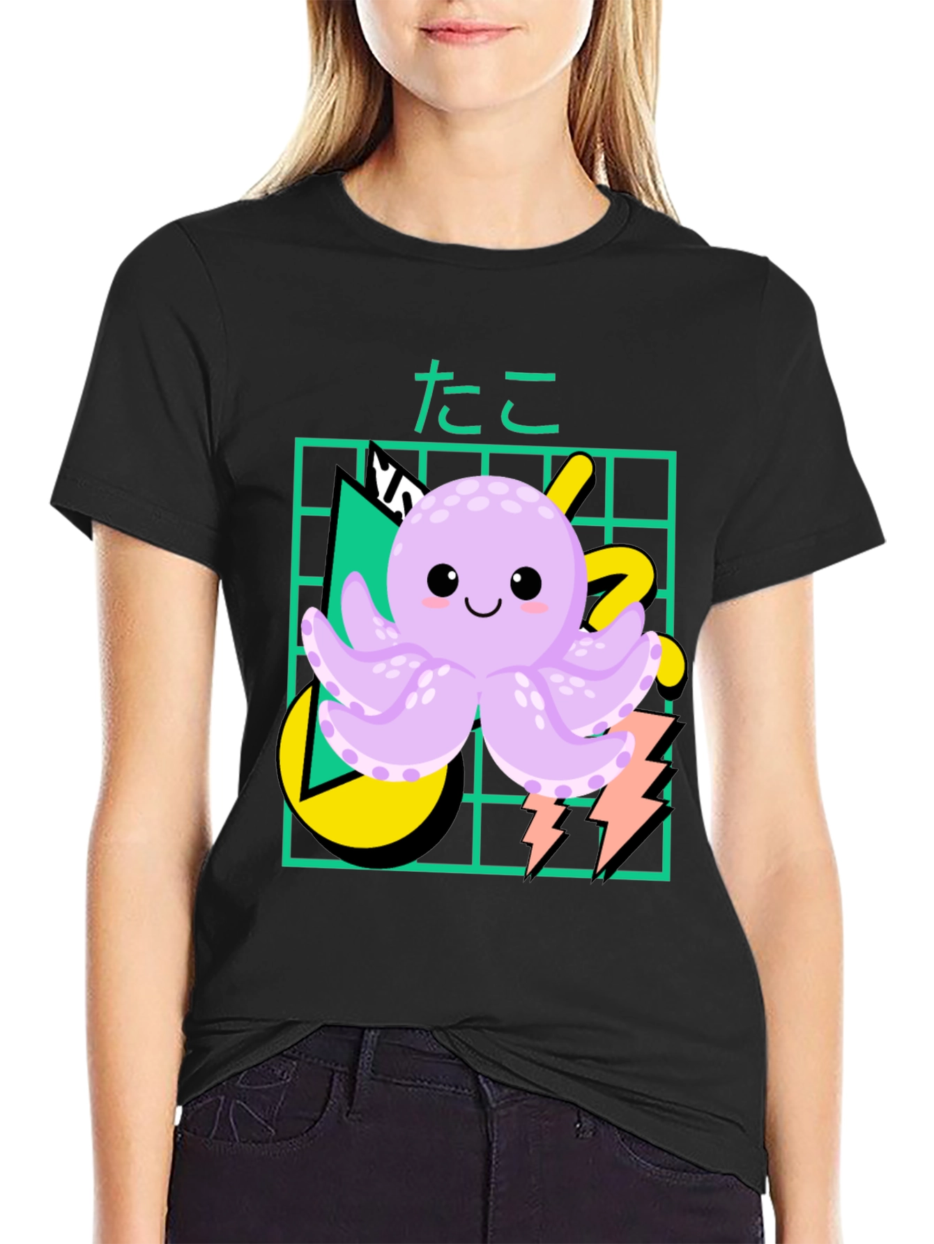 Kawaii Octopus Graphic Tee