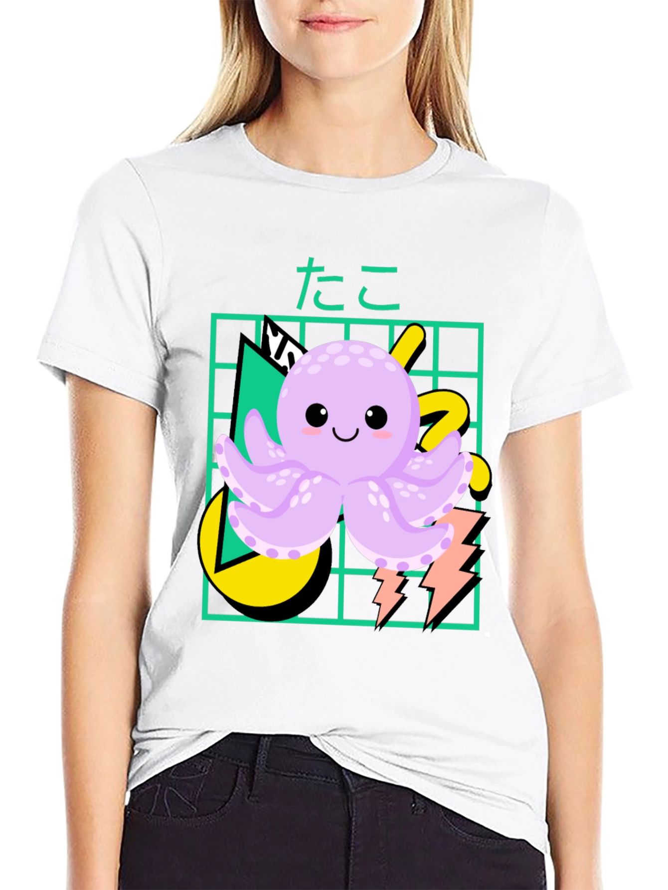 Kawaii Octopus Graphic Tee