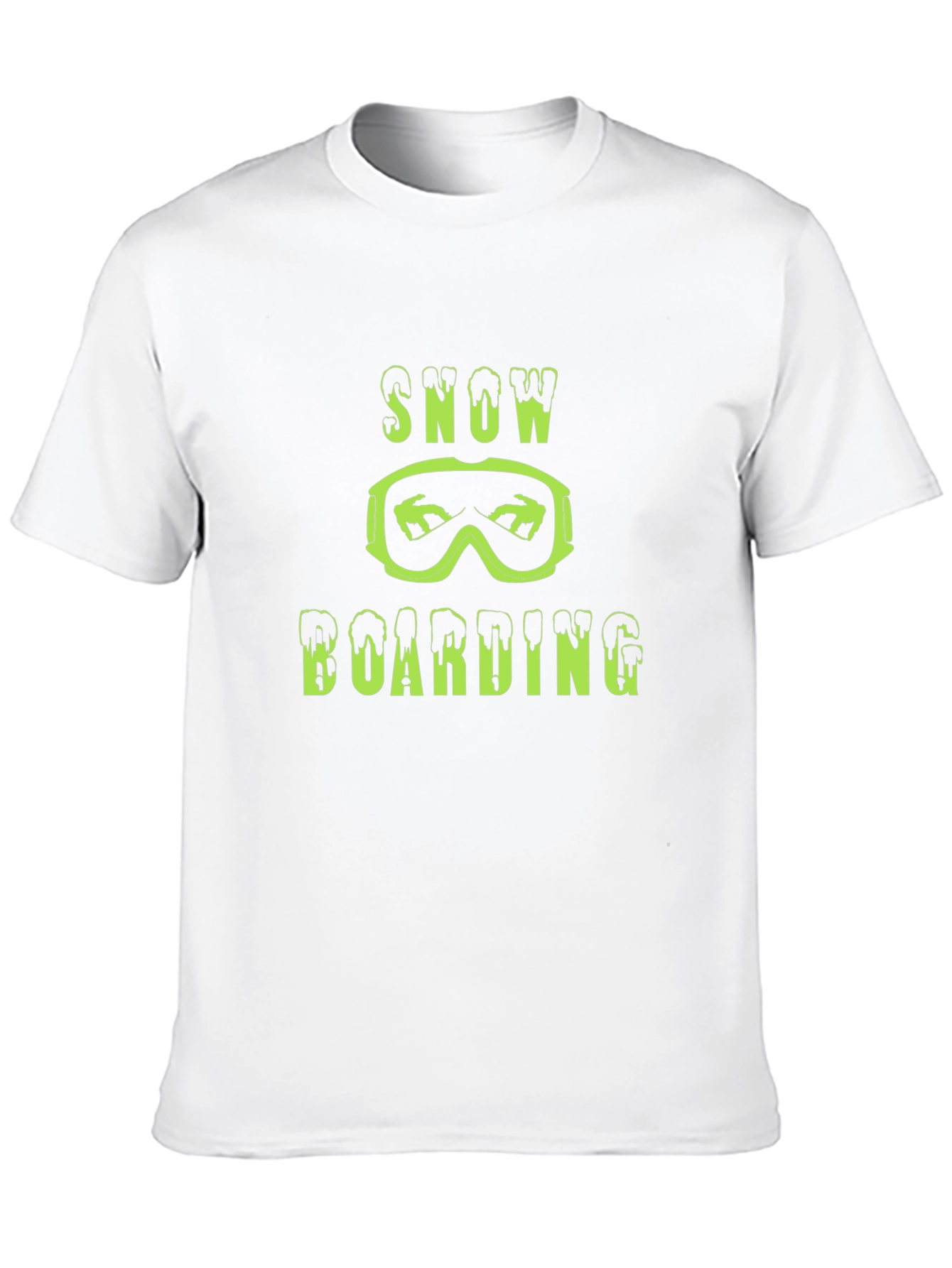 Snowboarding Graphic Tee - Black