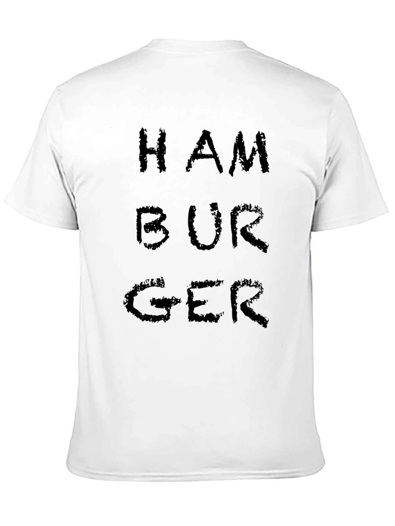 Hamburger Graphic Tee - Black T-Shirt