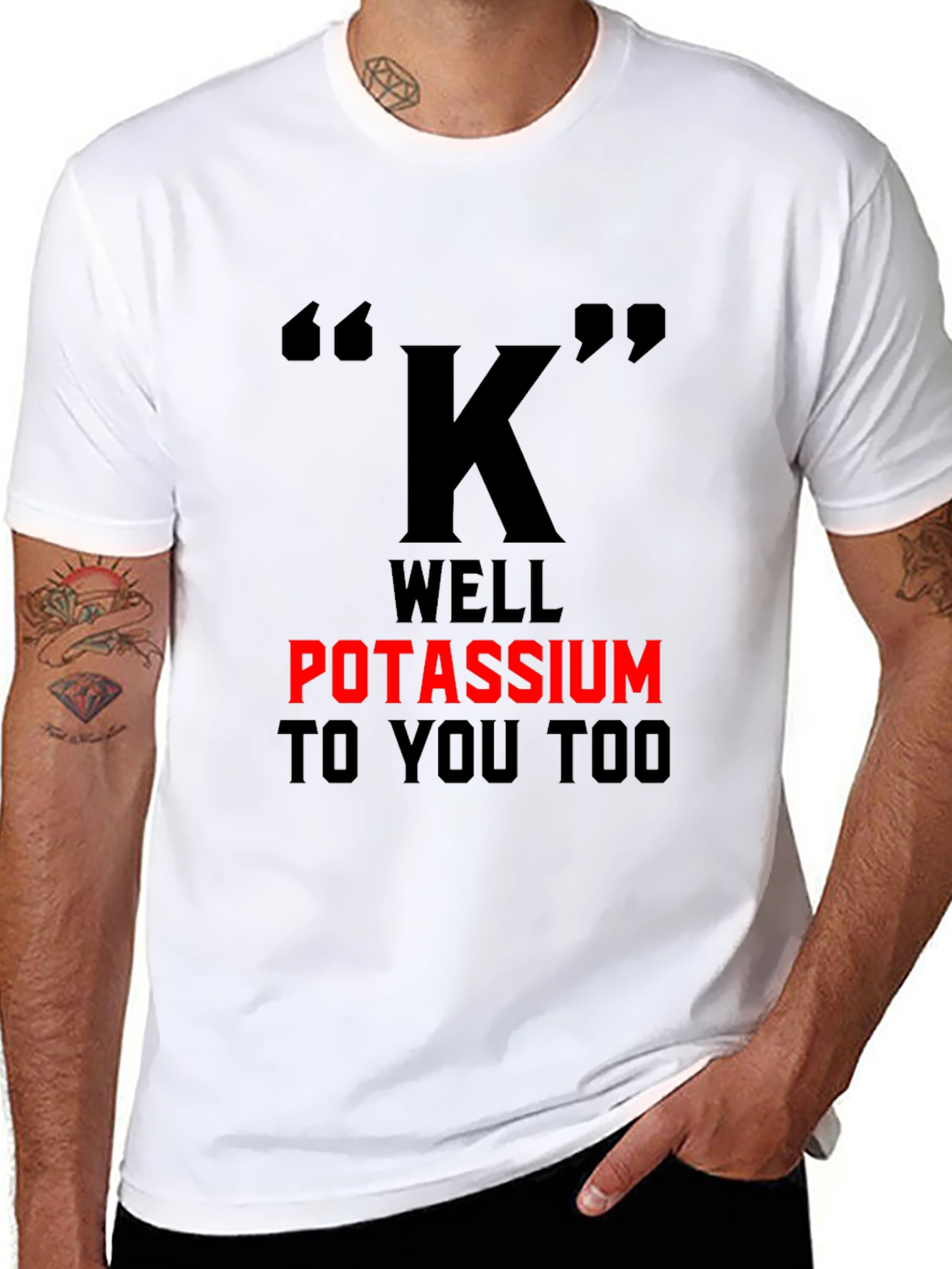 Potassium Pun T-Shirt - Funny Science Tee