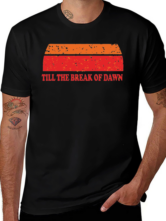 Till The Break Of Dawn Retro T-Shirt