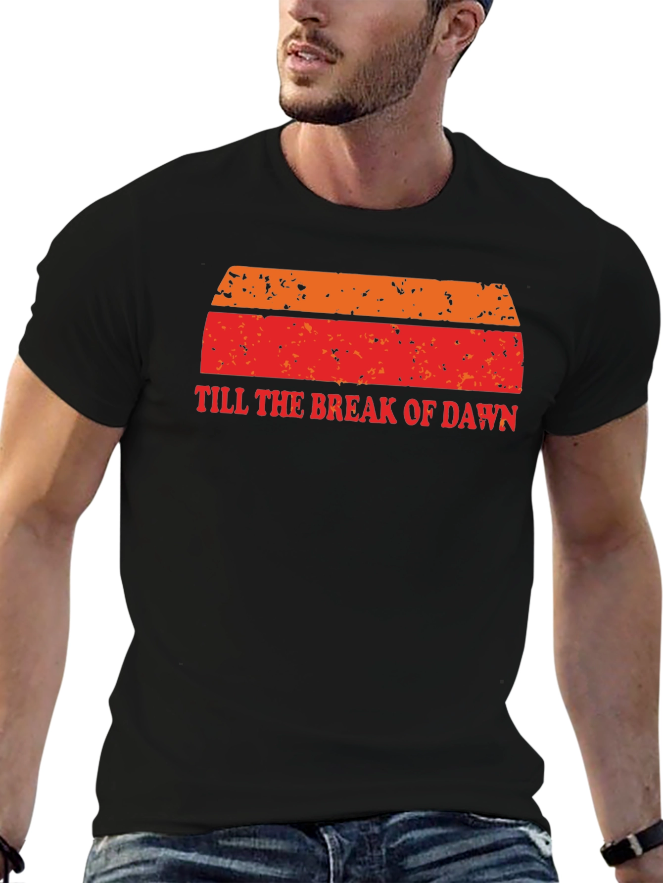 Till The Break Of Dawn Retro T-Shirt