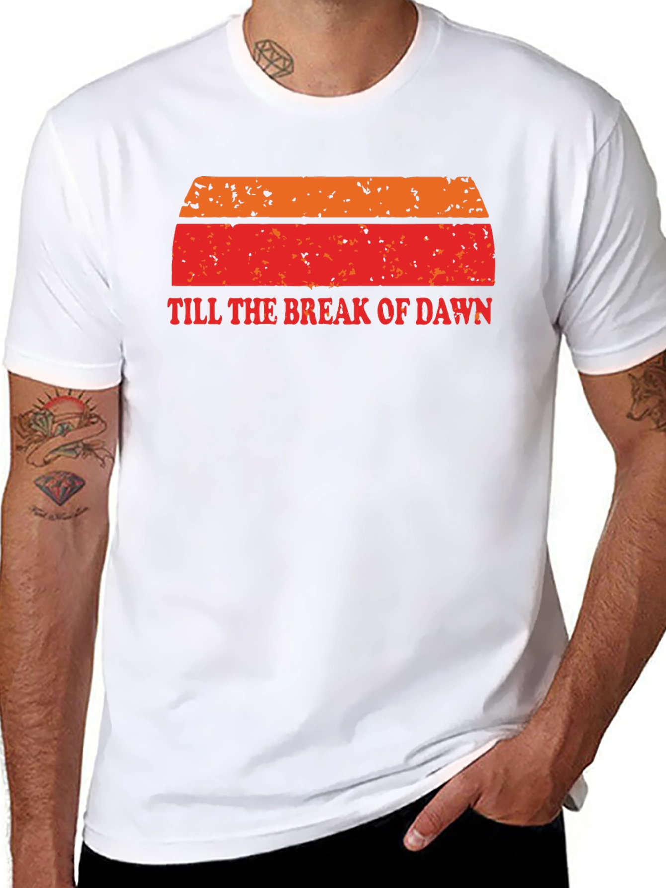 Till The Break Of Dawn Retro T-Shirt