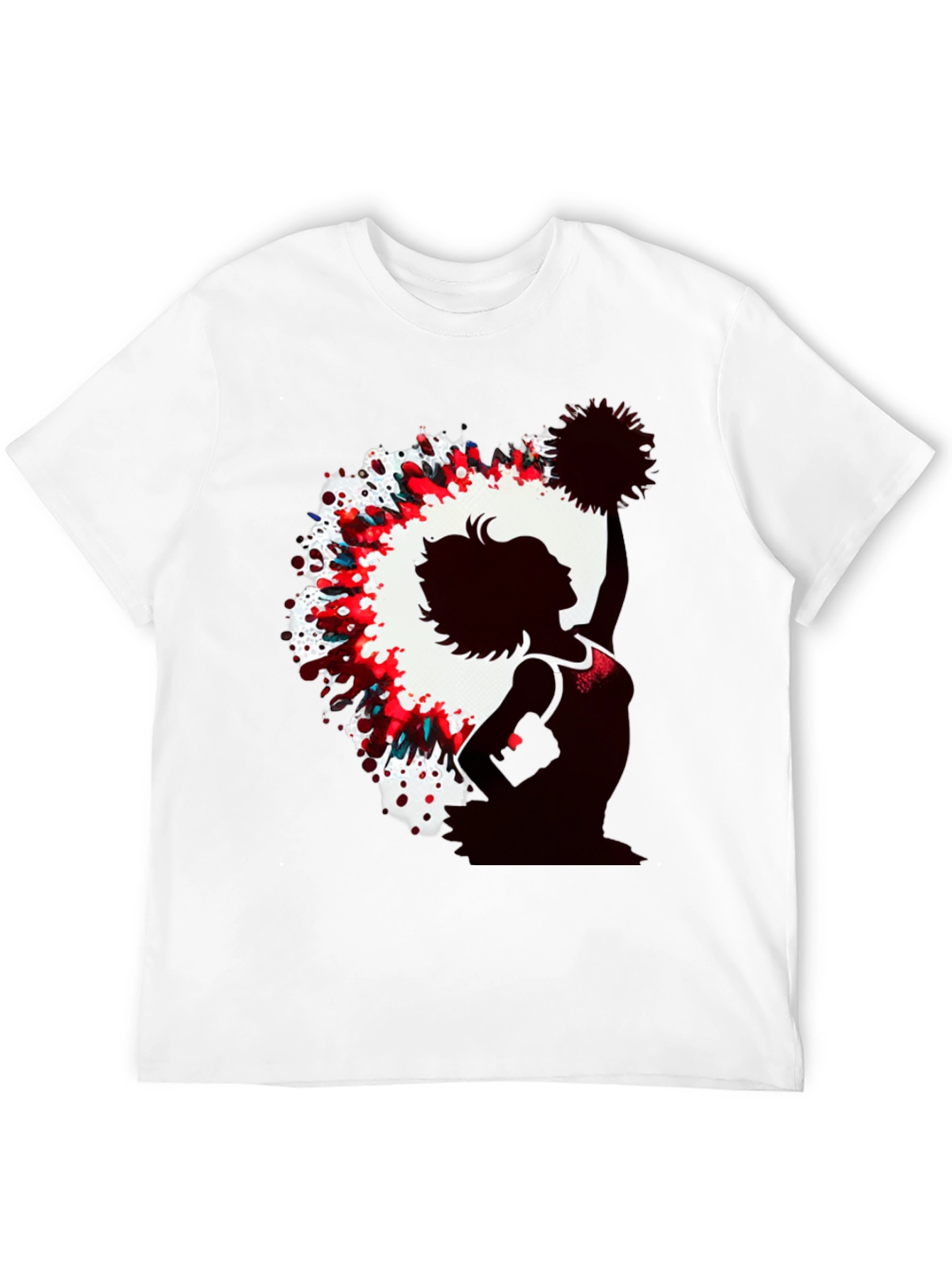 Cheerleader Silhouette Graphic Tee