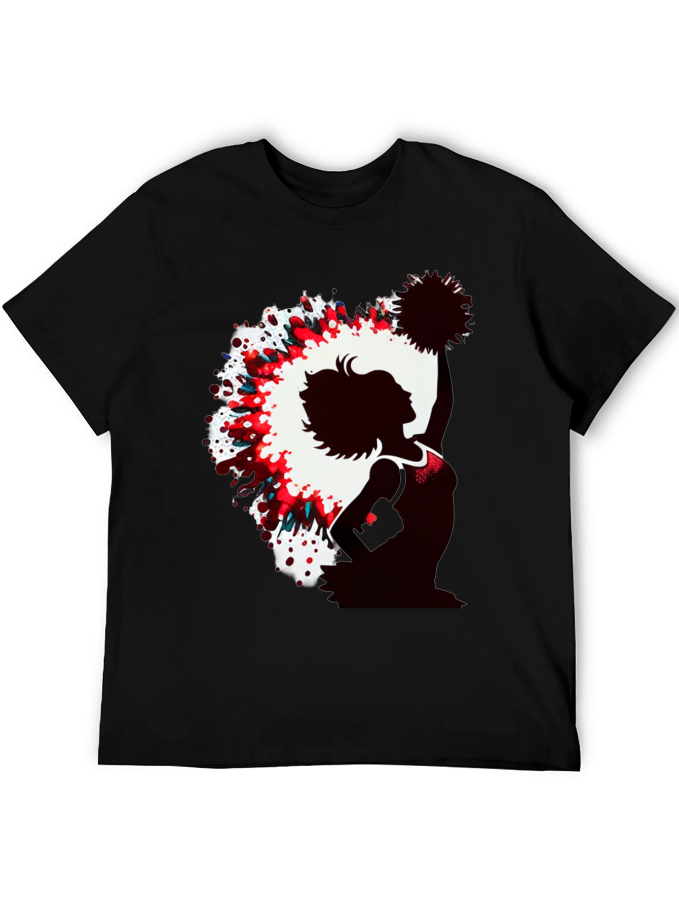 Cheerleader Silhouette Graphic Tee