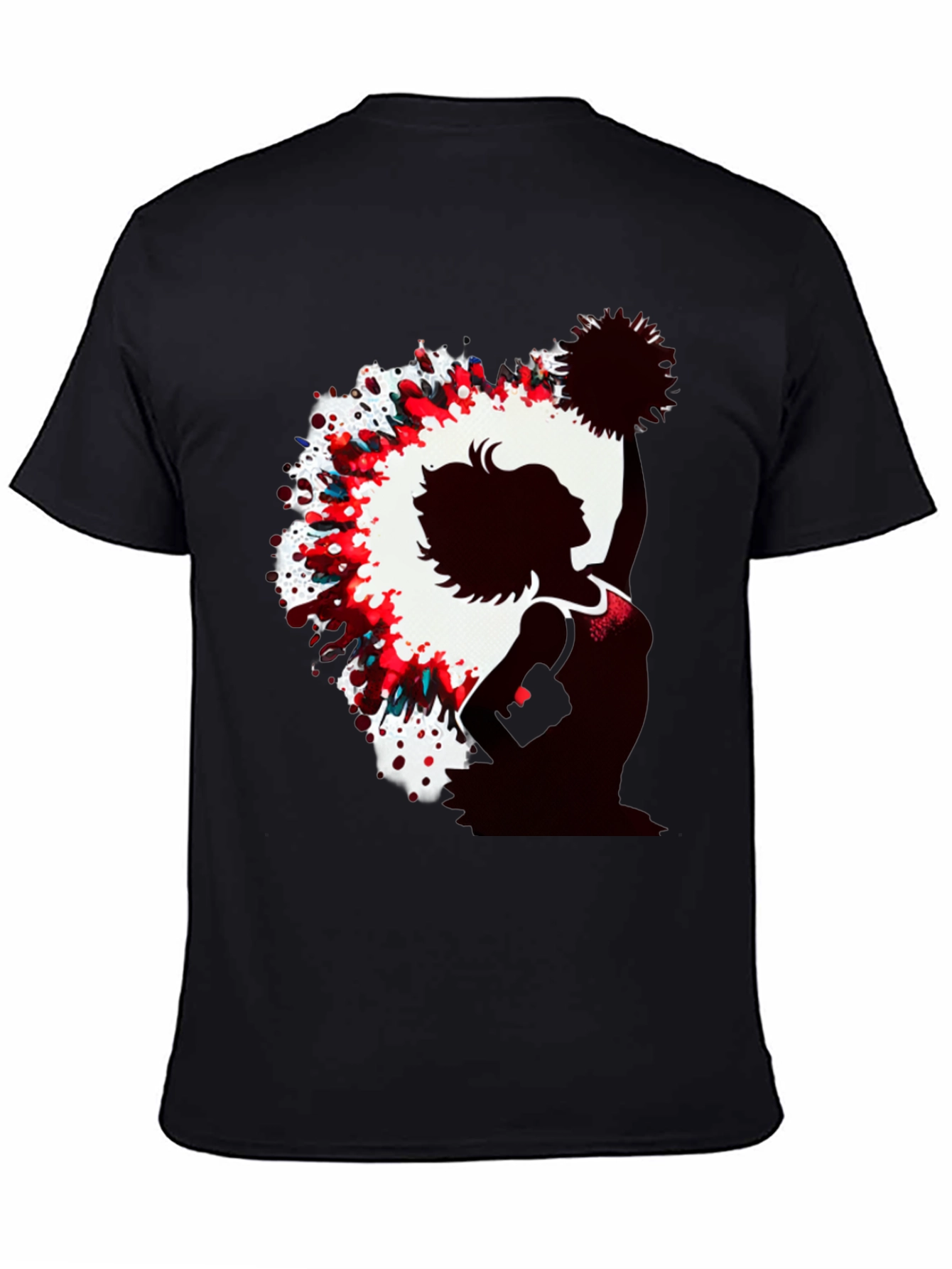 Cheerleader Silhouette Graphic Tee