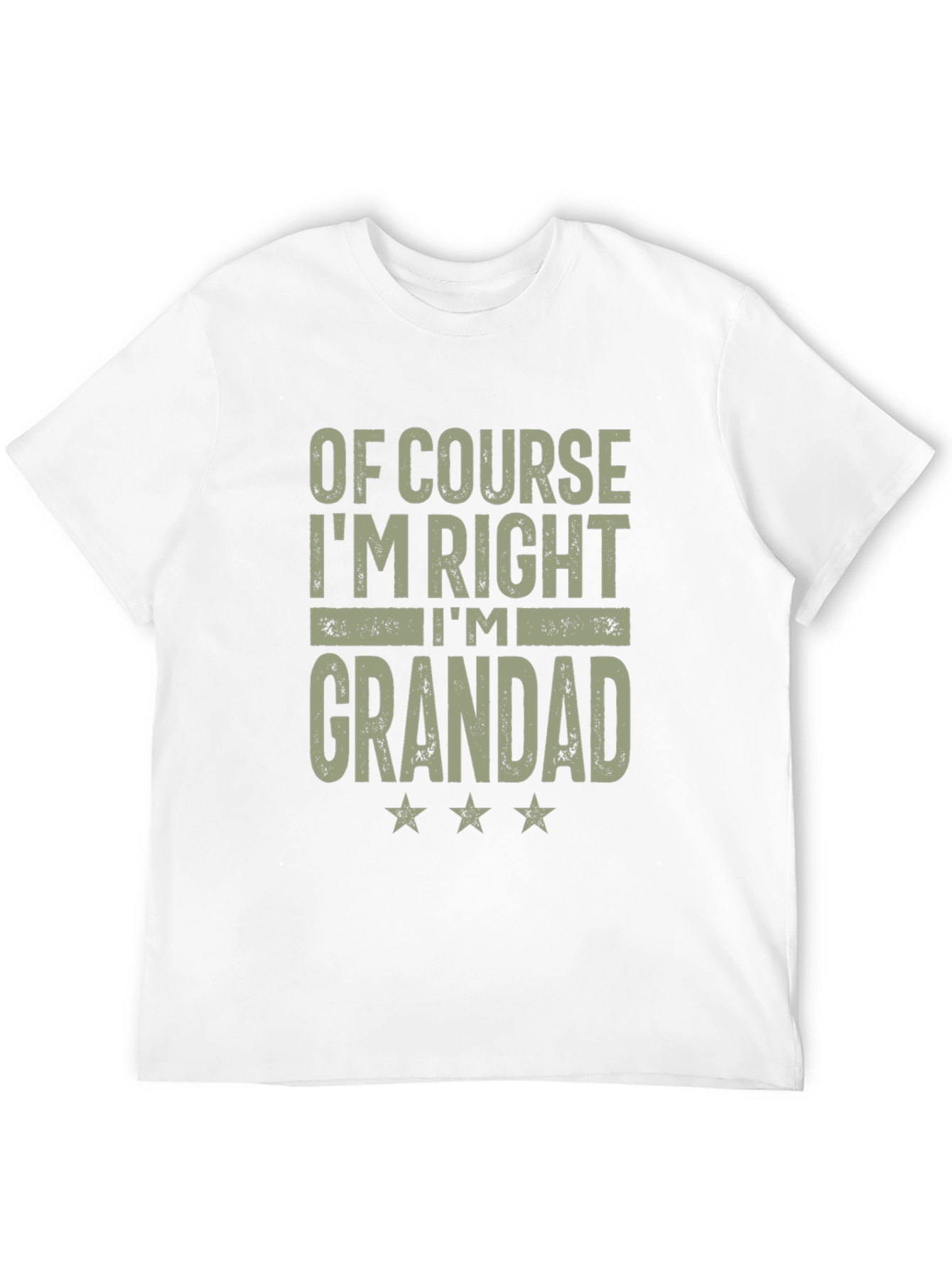 Of Course Im Right Im Grandad T-Shirt