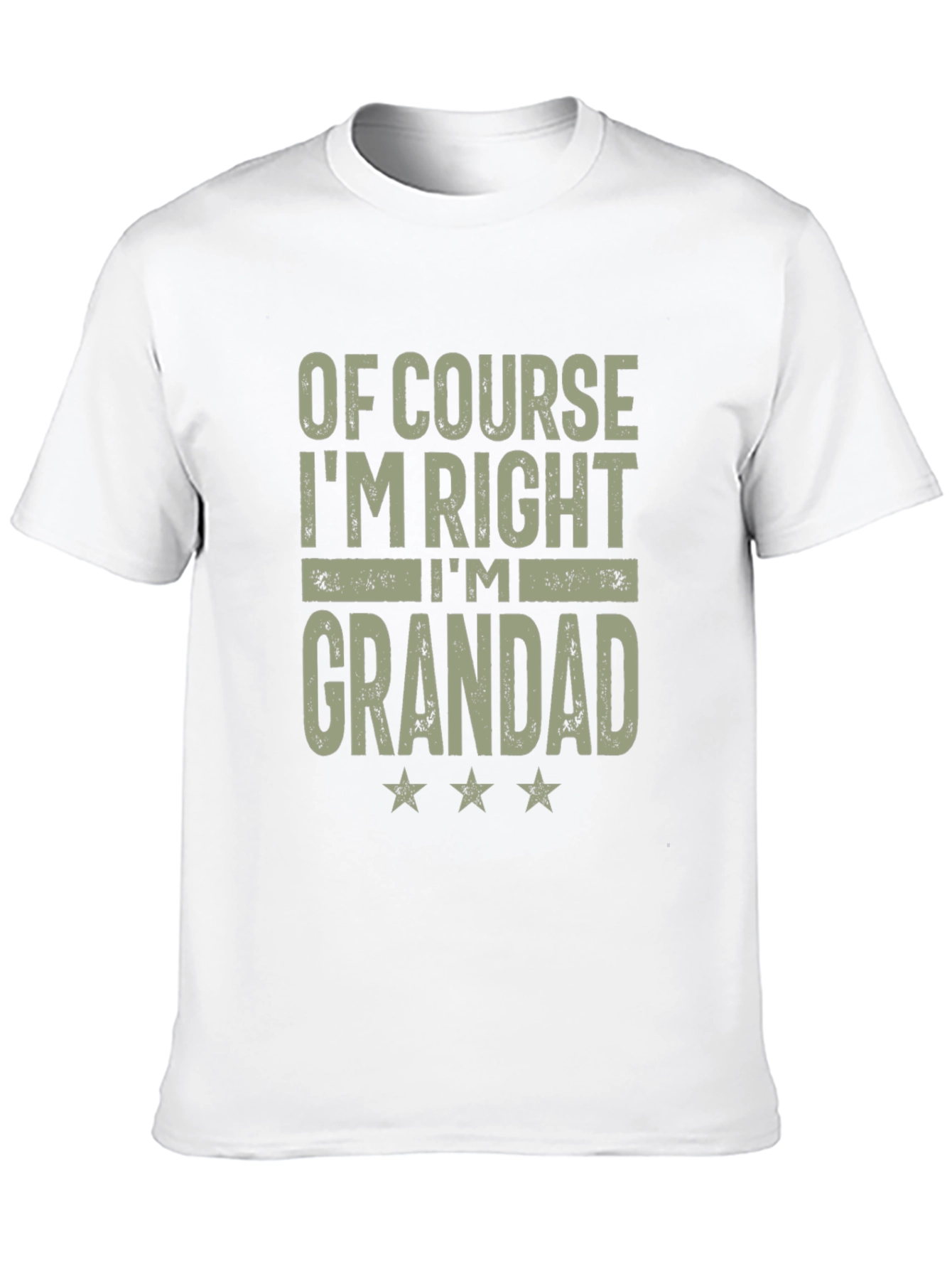 Of Course Im Right Im Grandad T-Shirt