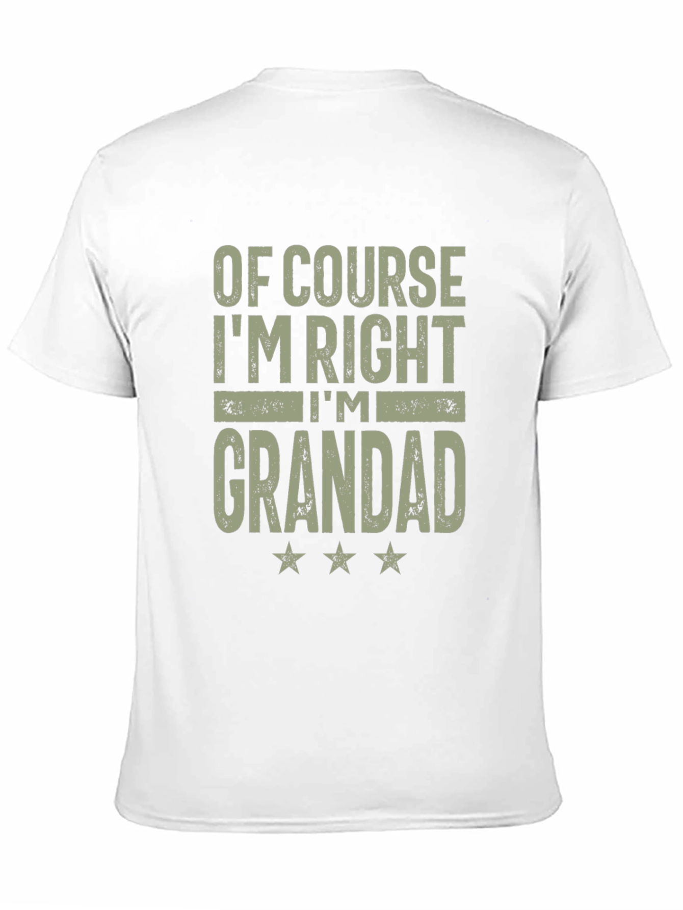 Of Course Im Right Im Grandad T-Shirt