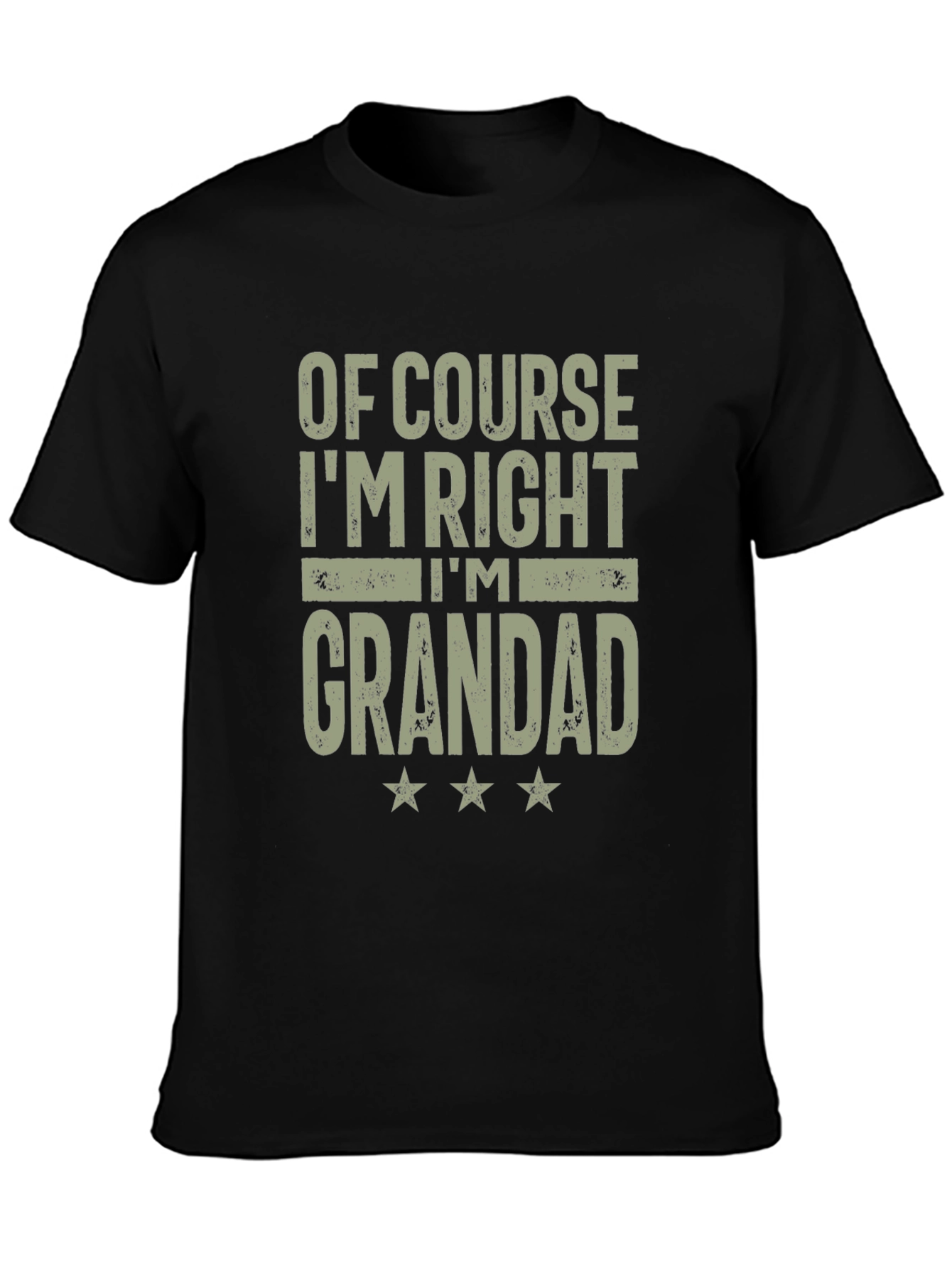 Of Course Im Right Im Grandad T-Shirt