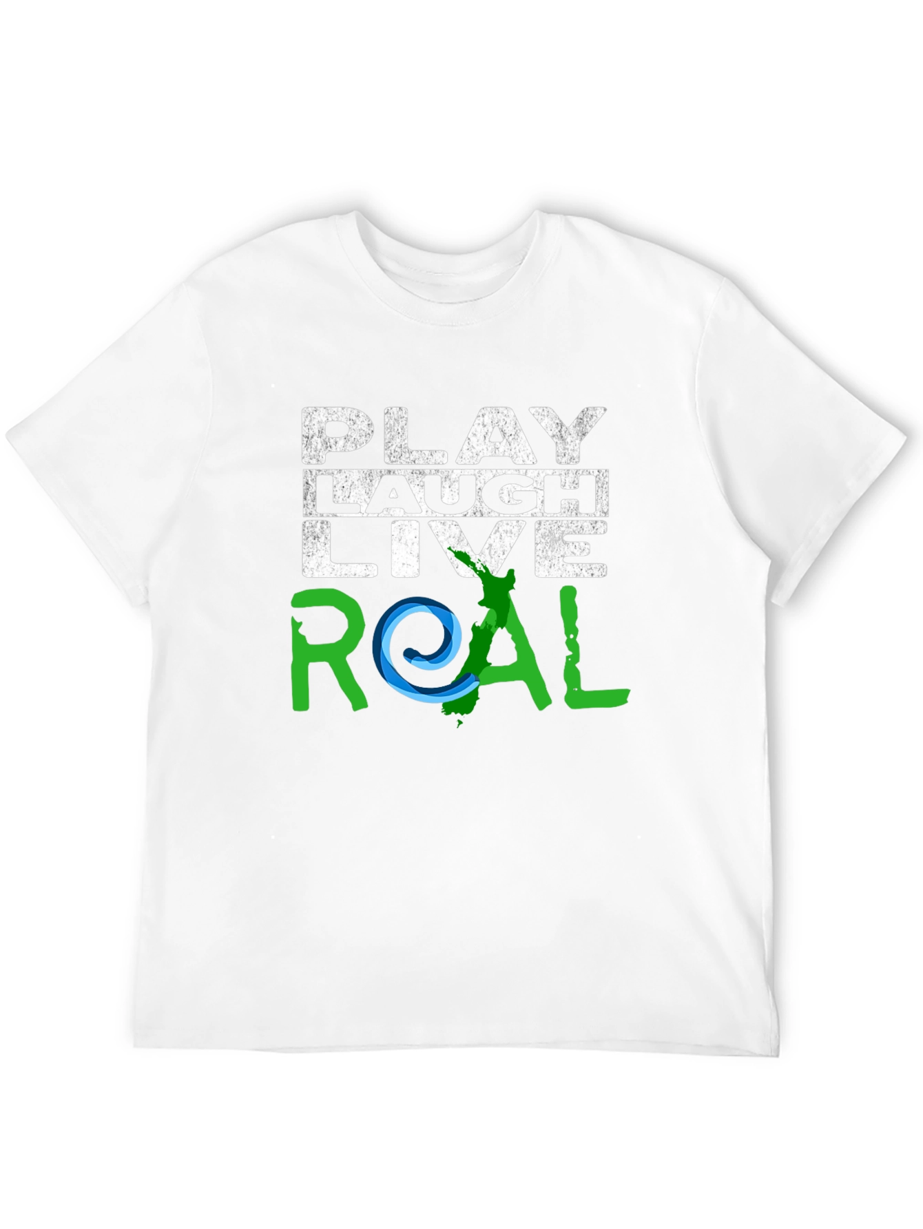 Play Laugh Live Real Graphic T-Shirt