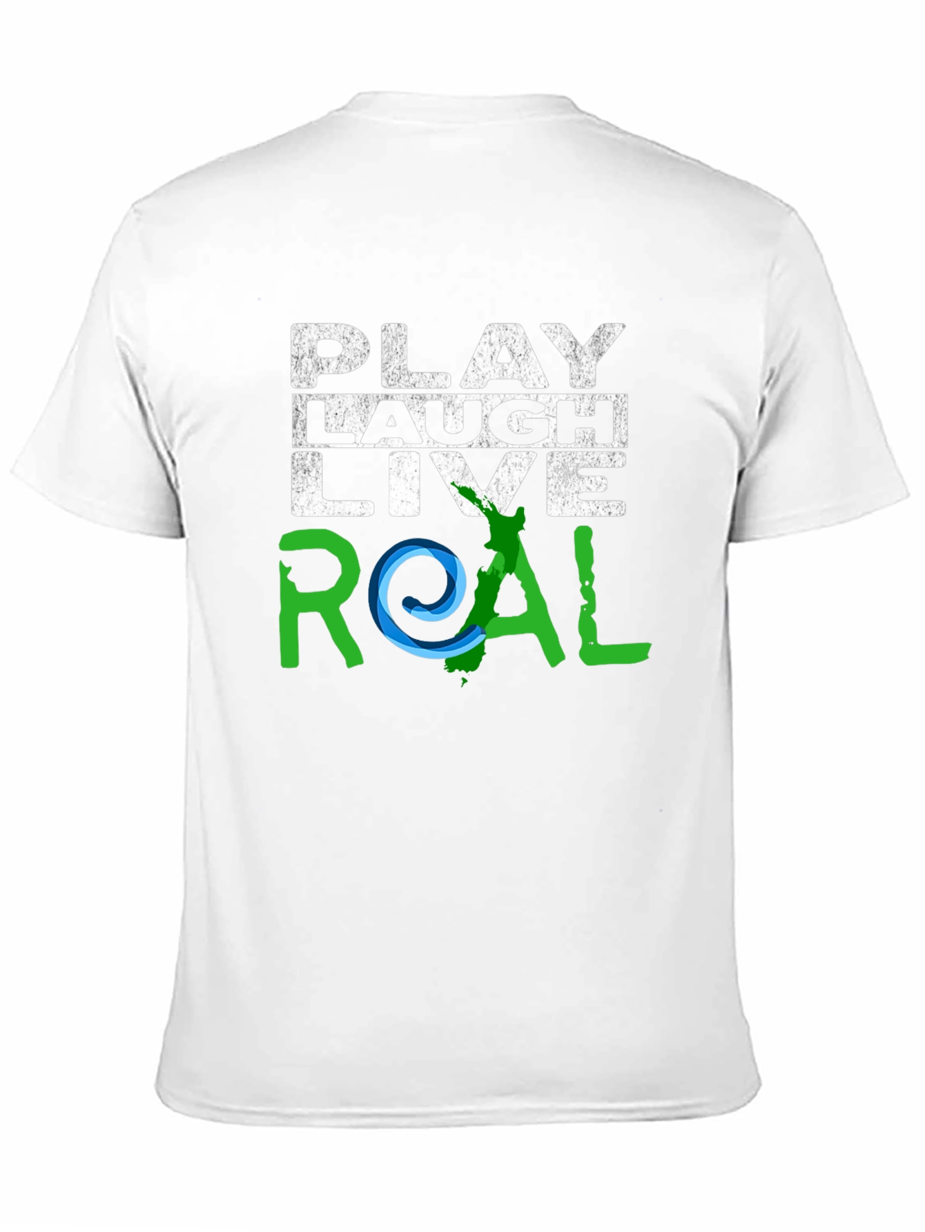 Play Laugh Live Real Graphic T-Shirt