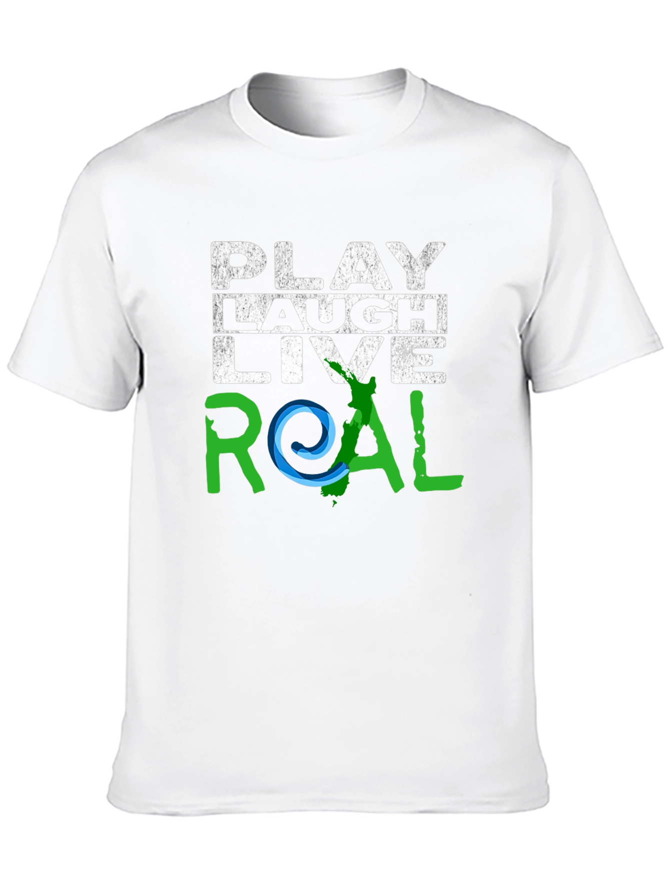 Play Laugh Live Real Graphic T-Shirt
