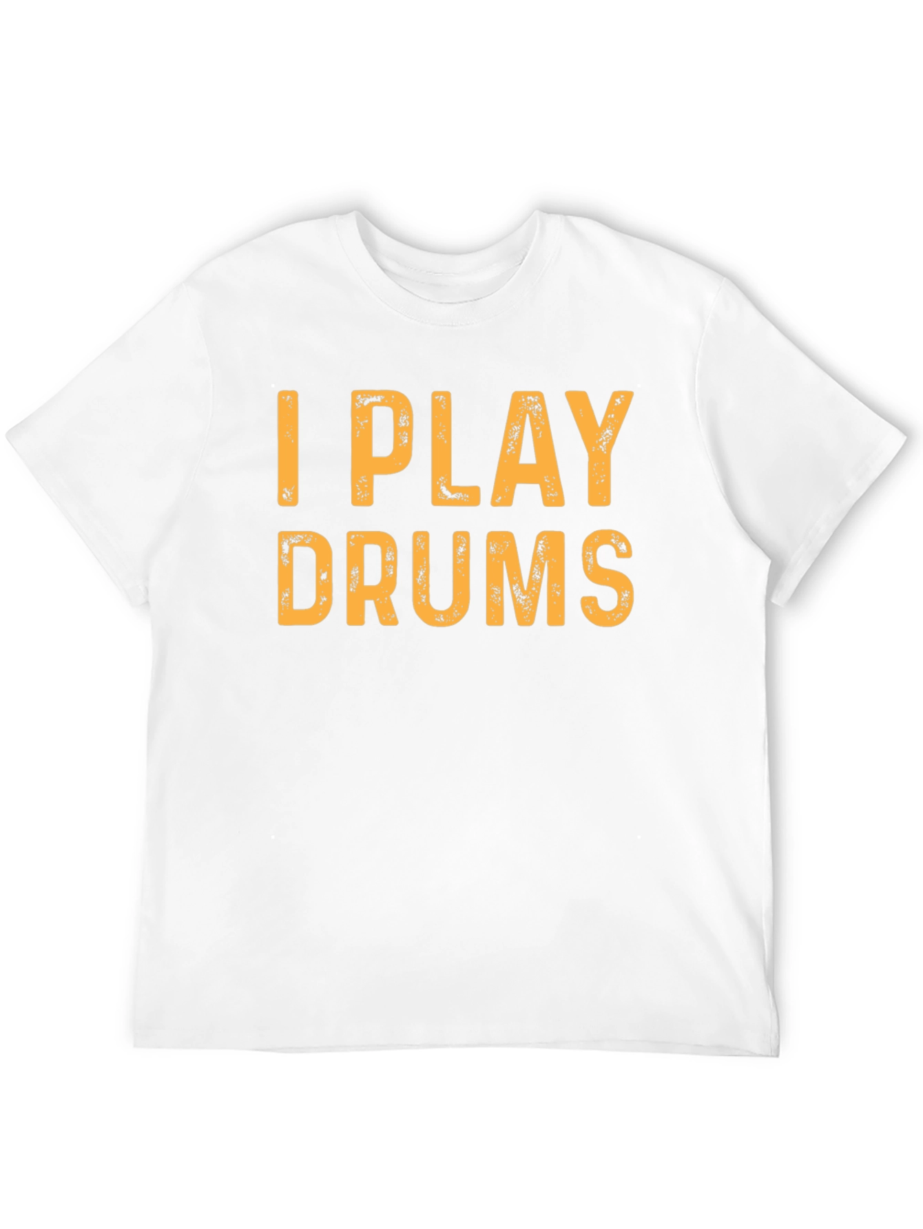 I Play Drums Black T-Shirt