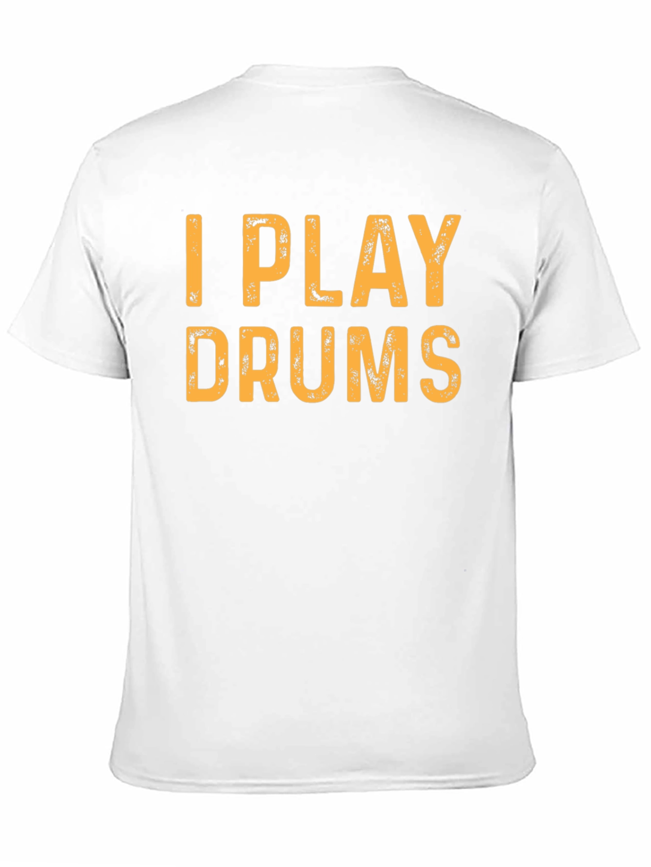 I Play Drums Black T-Shirt
