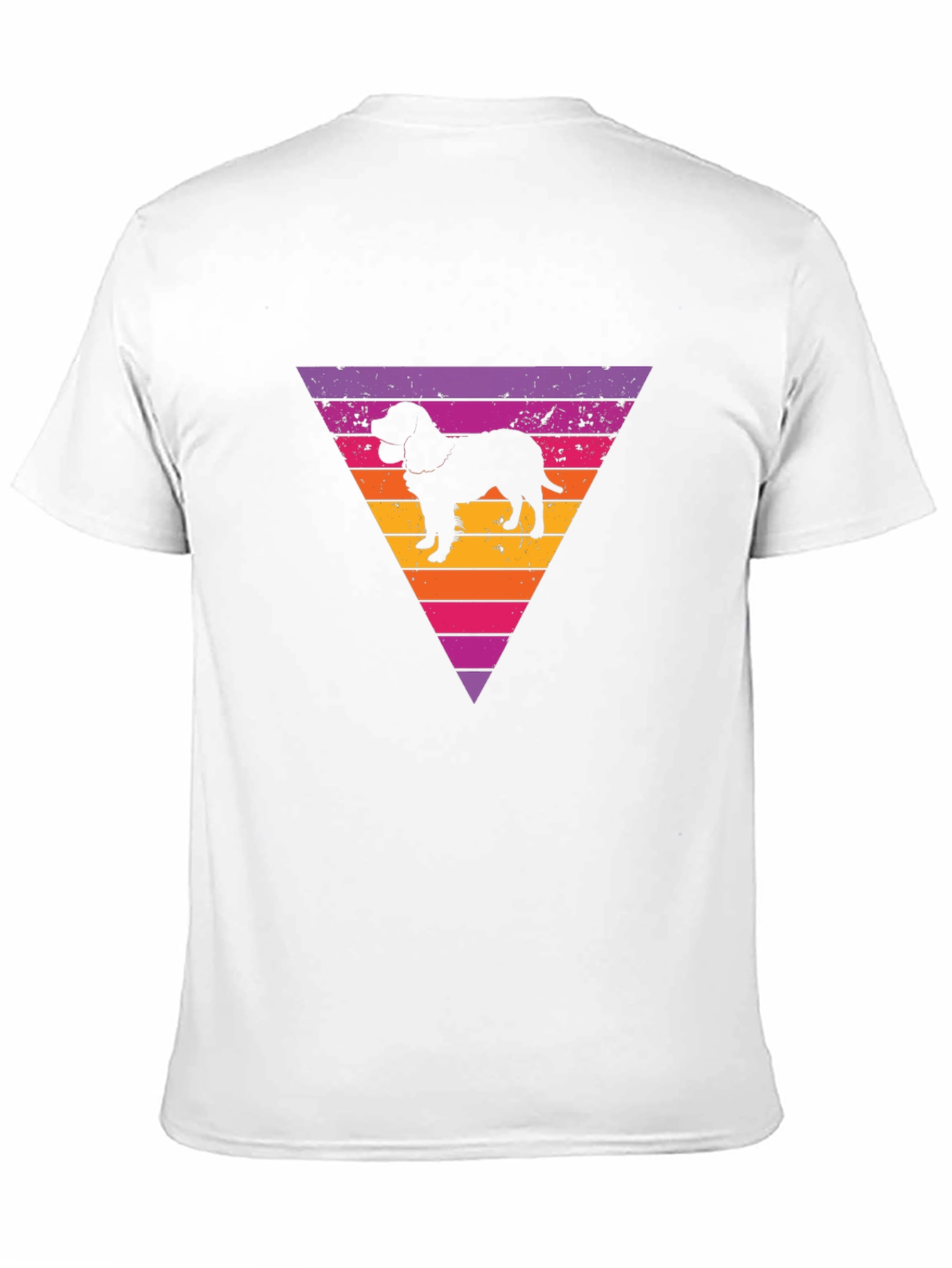 Retro Dog Silhouette Graphic Tee