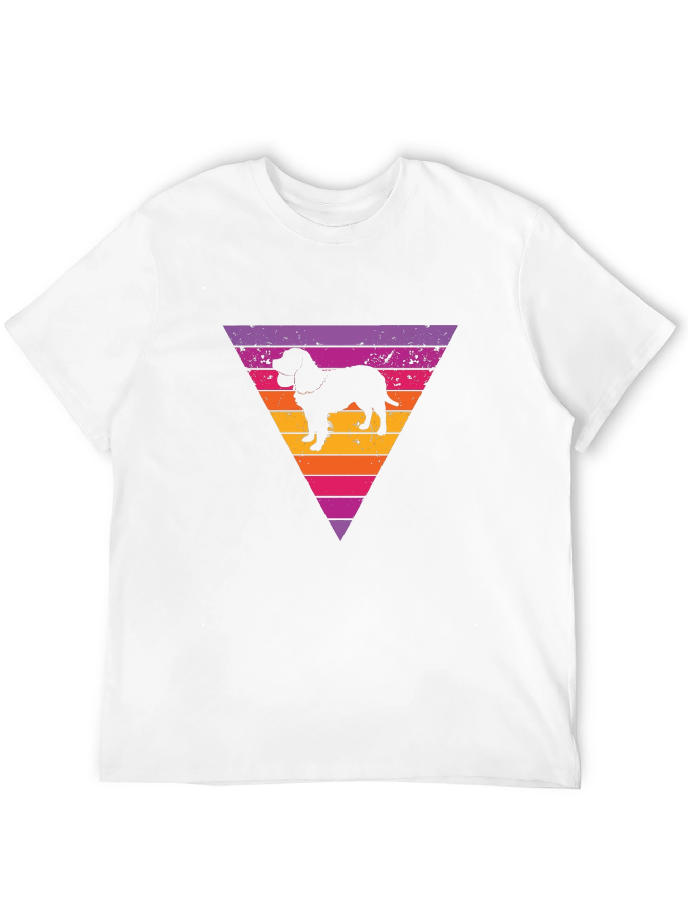 Retro Dog Silhouette Graphic Tee