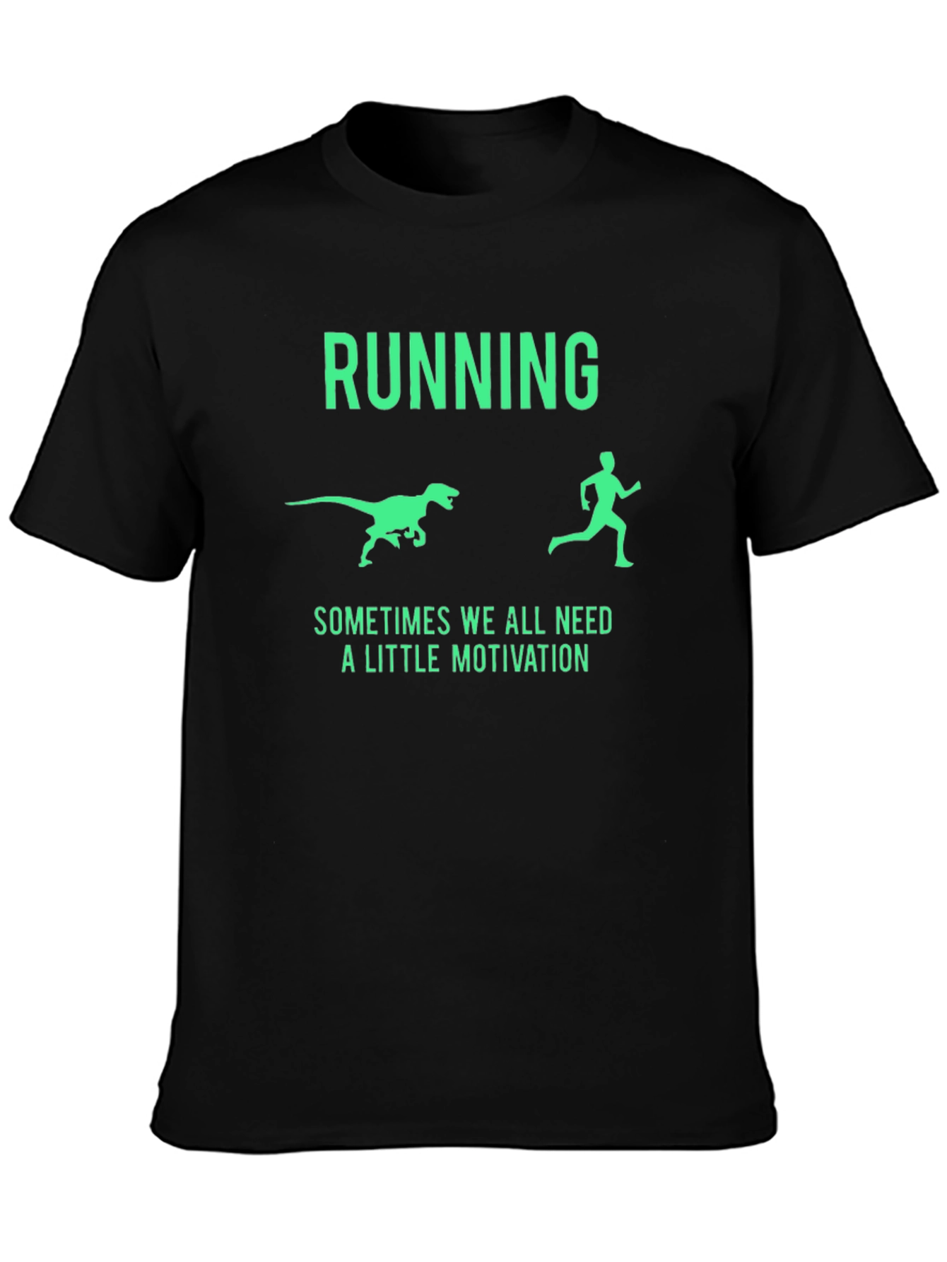 Running Dinosaur Motivation Graphic Tee