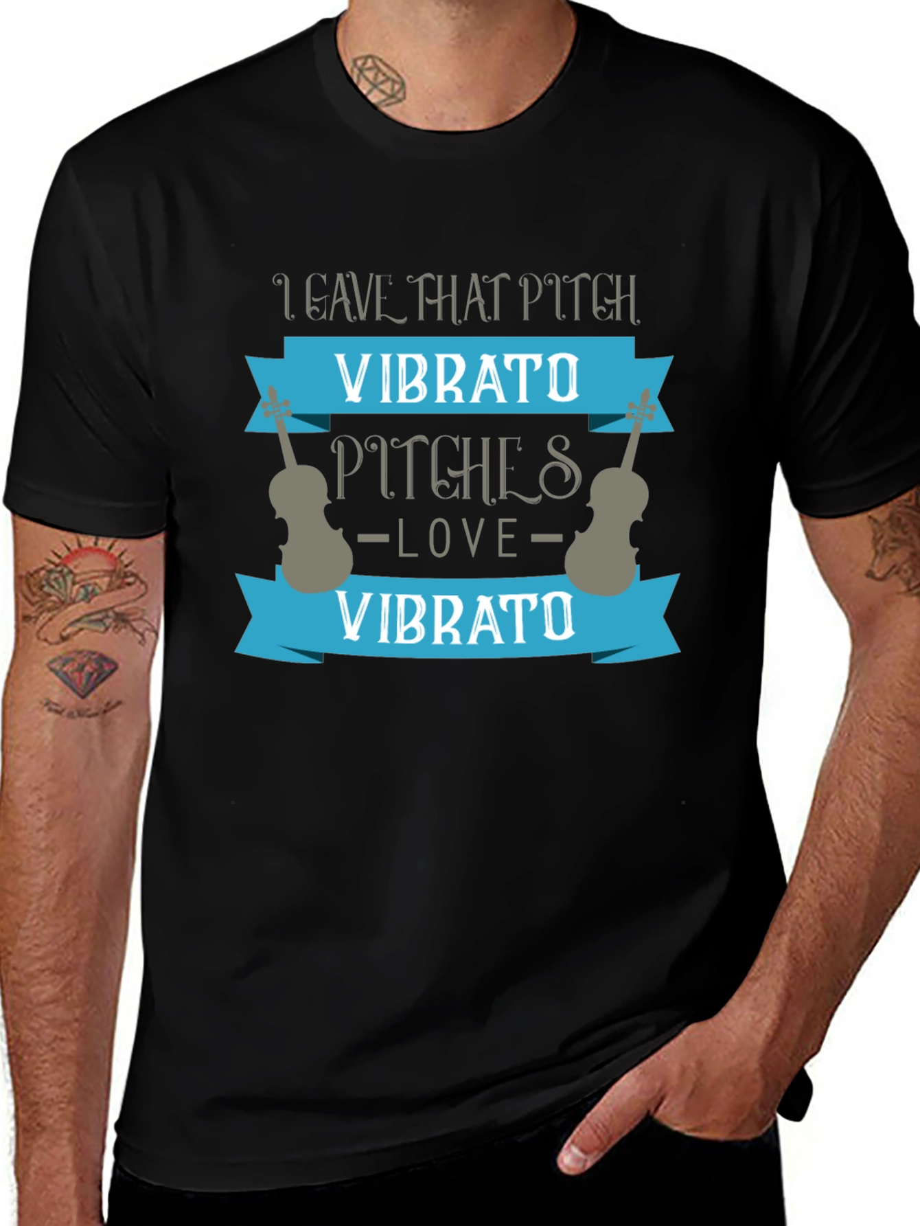 Vibrato Music Lover Graphic T-Shirt