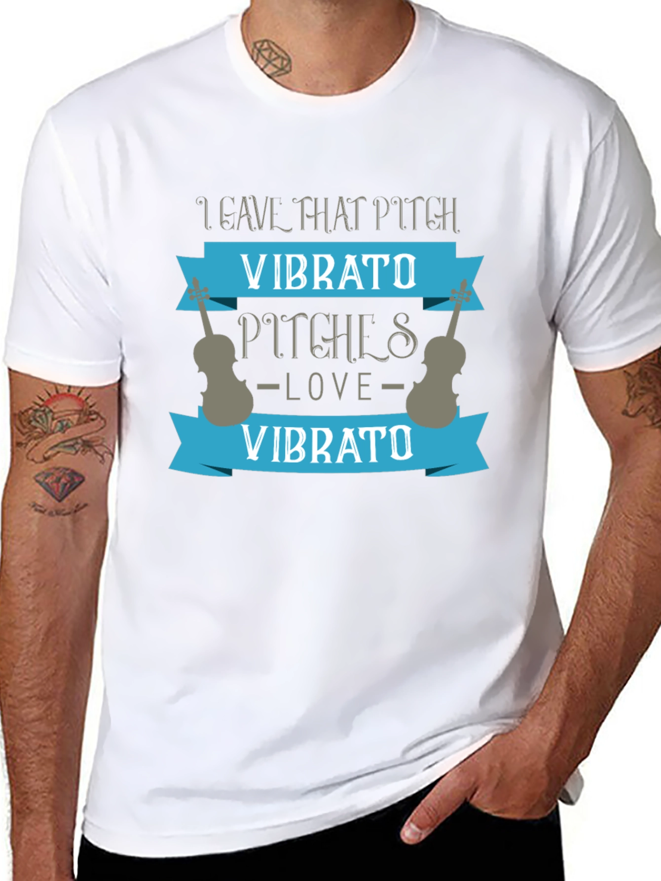 Vibrato Music Lover Graphic T-Shirt