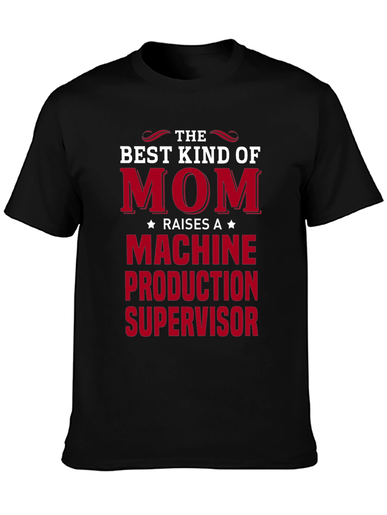 Best Kind of Mom Machine Production Supervisor T-Shirt