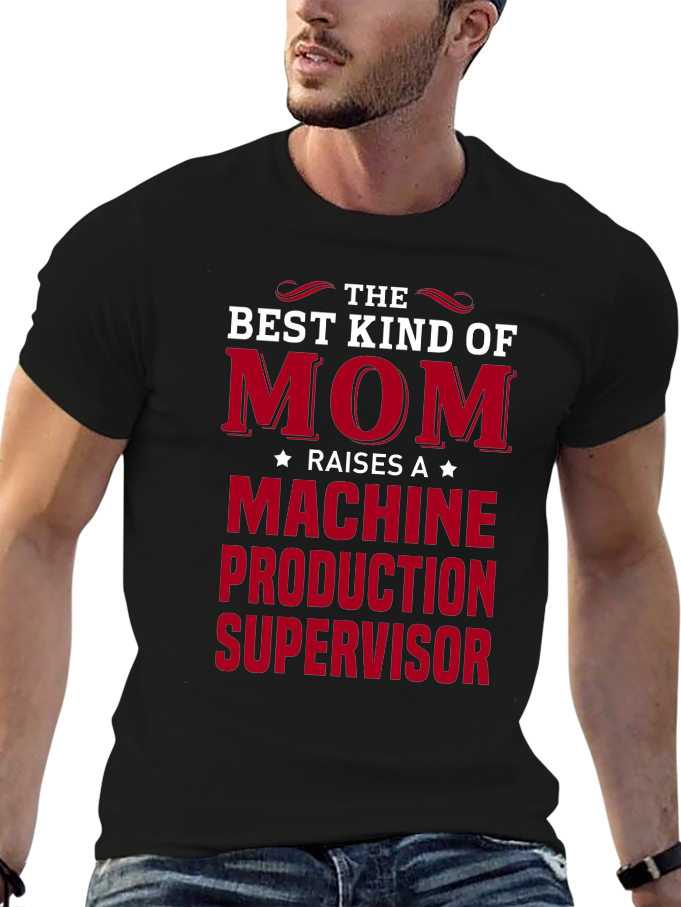 Best Kind of Mom Machine Production Supervisor T-Shirt