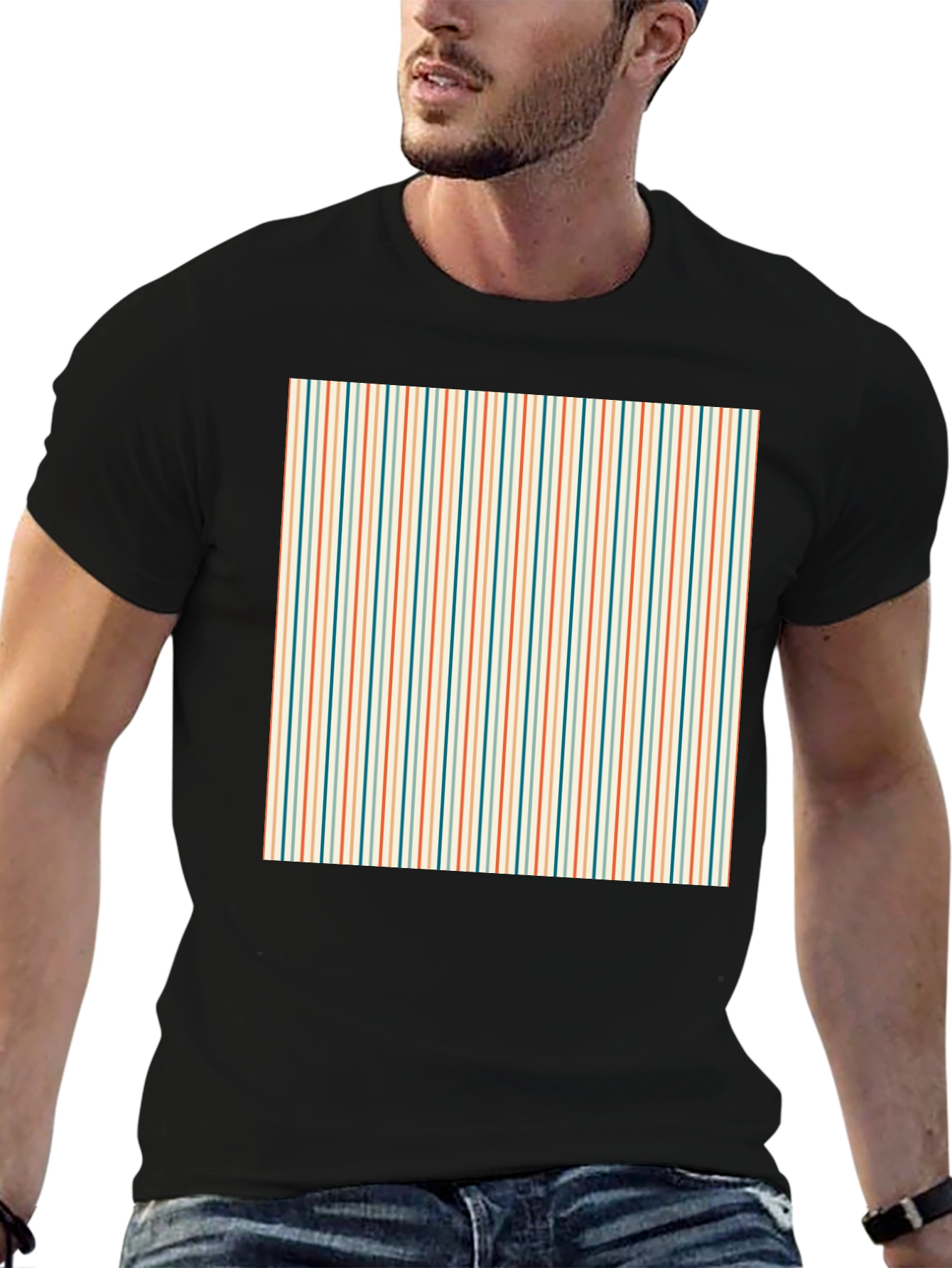 Retro Stripe Tee - Casual Style
