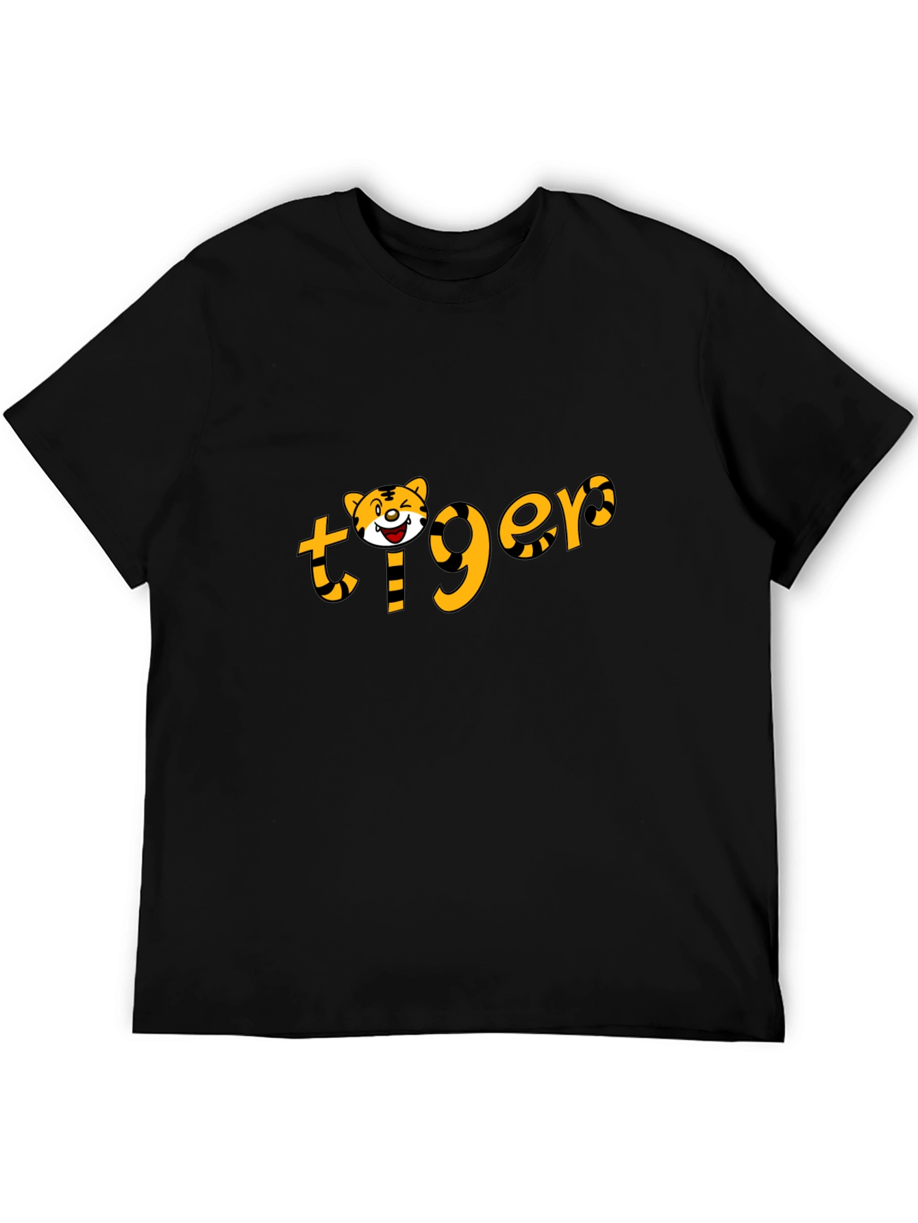 Tiger Graphic Tee - Black