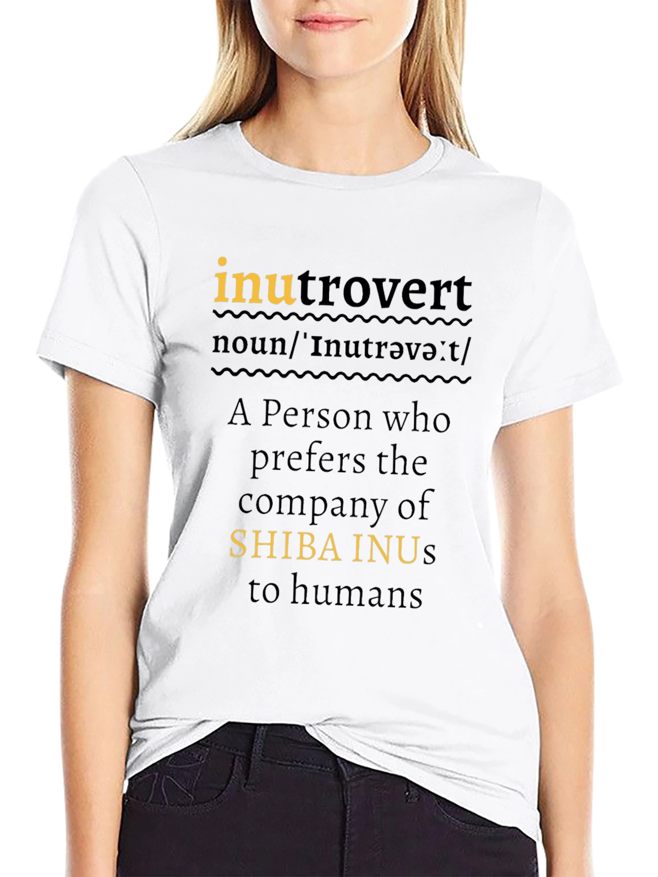Inutrovert Shiba Inu Lover T-Shirt