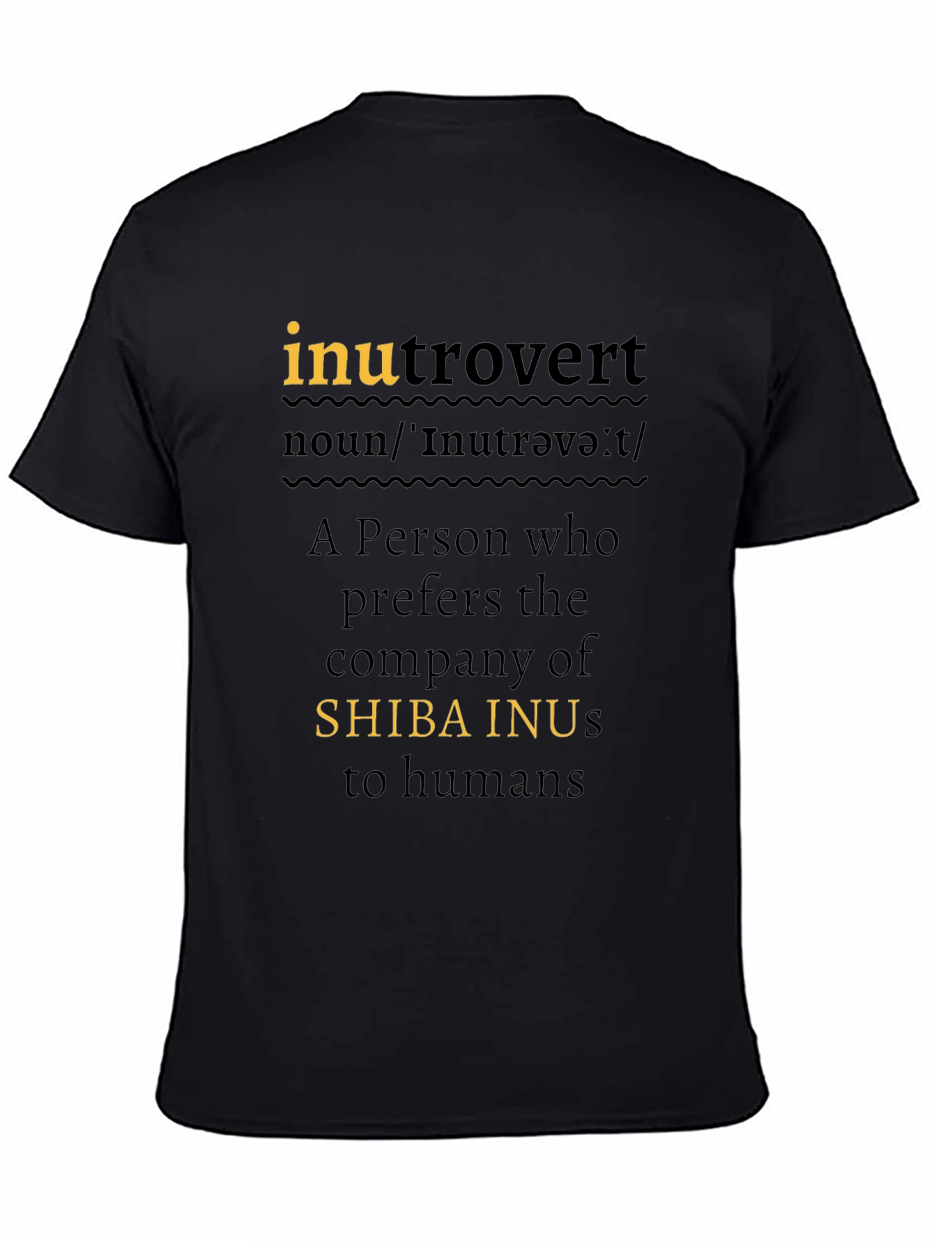 Inutrovert Shiba Inu Lover T-Shirt