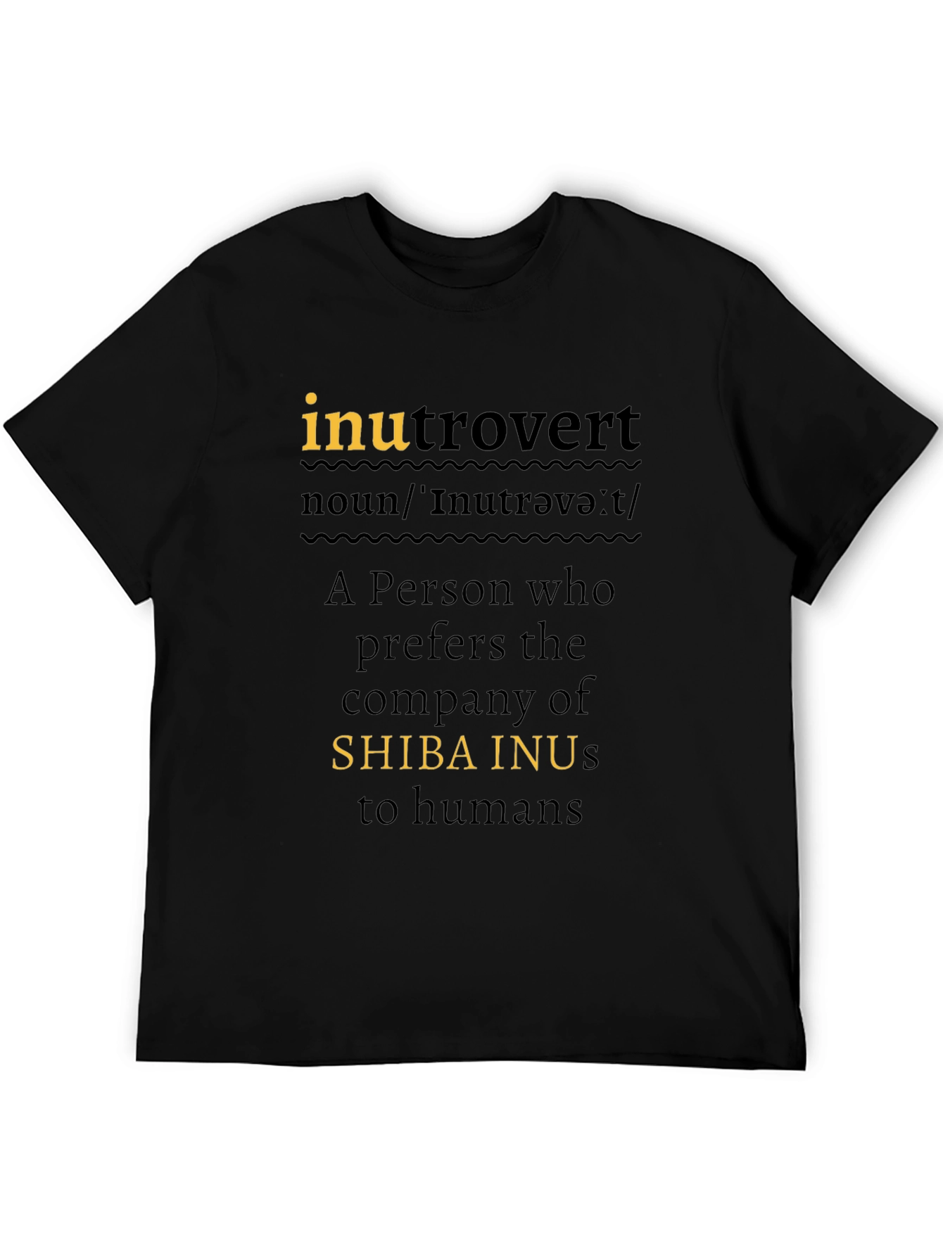 Inutrovert Shiba Inu Lover T-Shirt