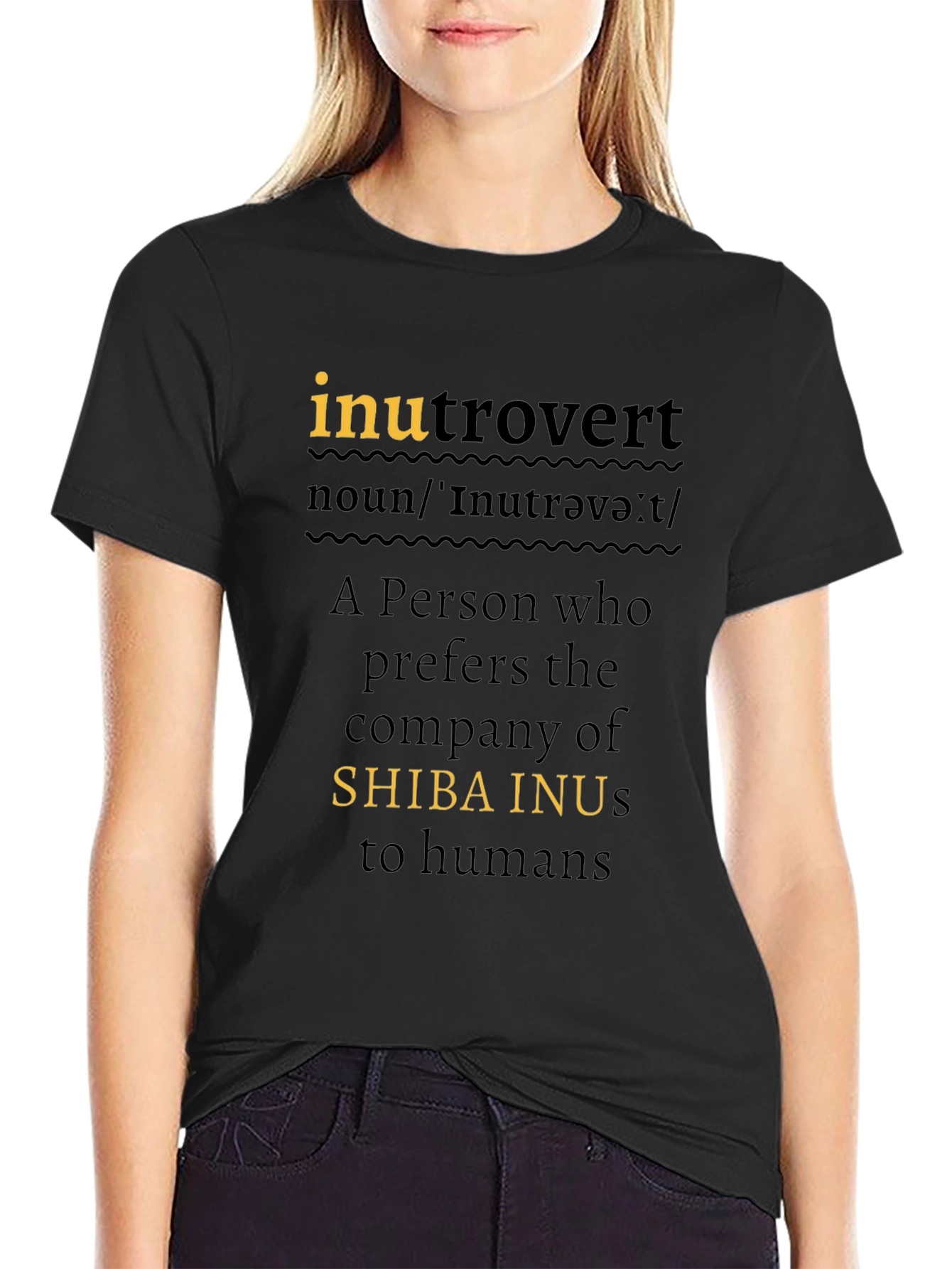 Inutrovert Shiba Inu Lover T-Shirt