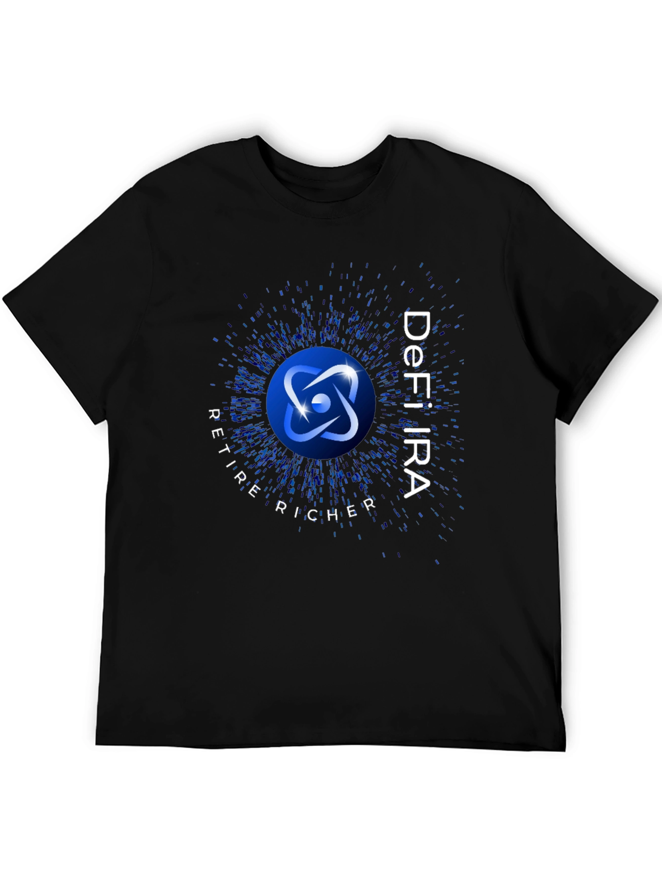 DeFi IRA Retire Richer Black T-Shirt