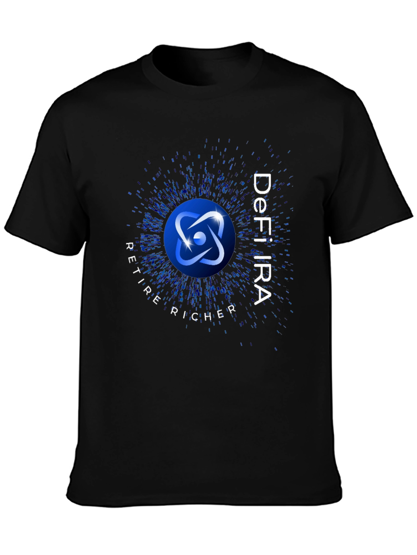 DeFi IRA Retire Richer Black T-Shirt