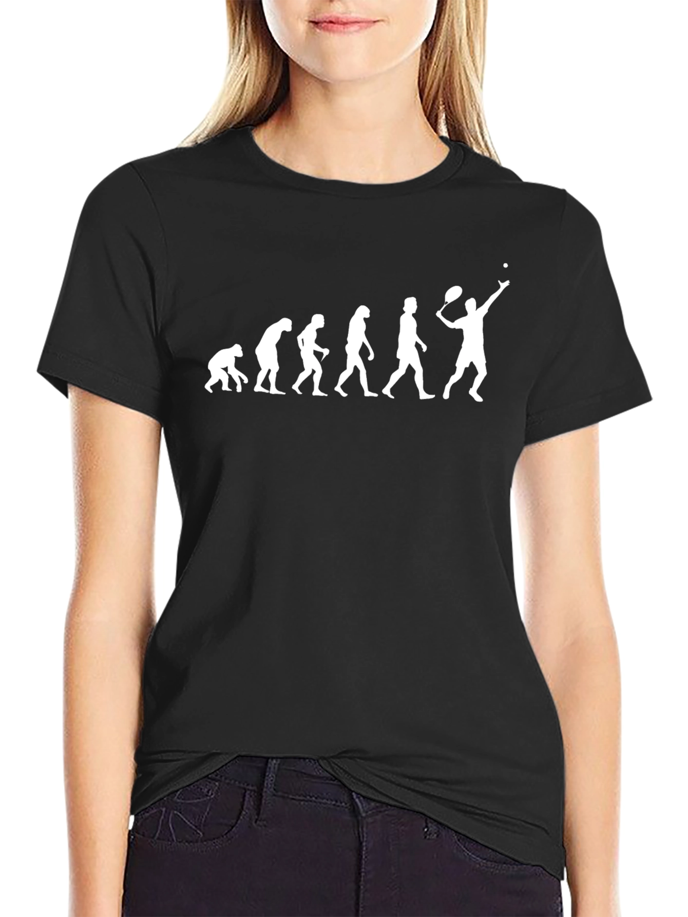 Evolution of Tennis T-Shirt - Funny Player Tee