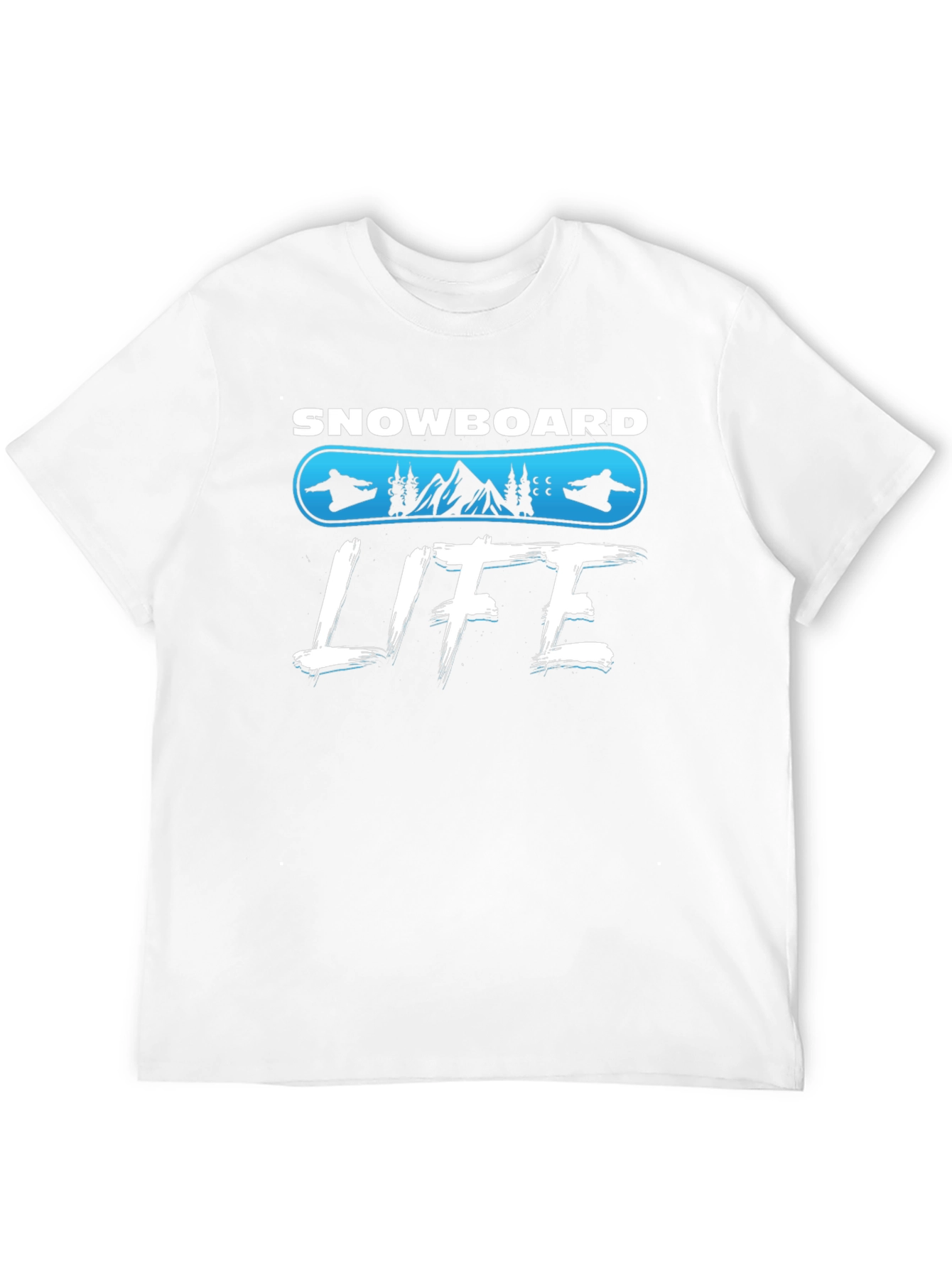 Snowboard Life Black Graphic Tee