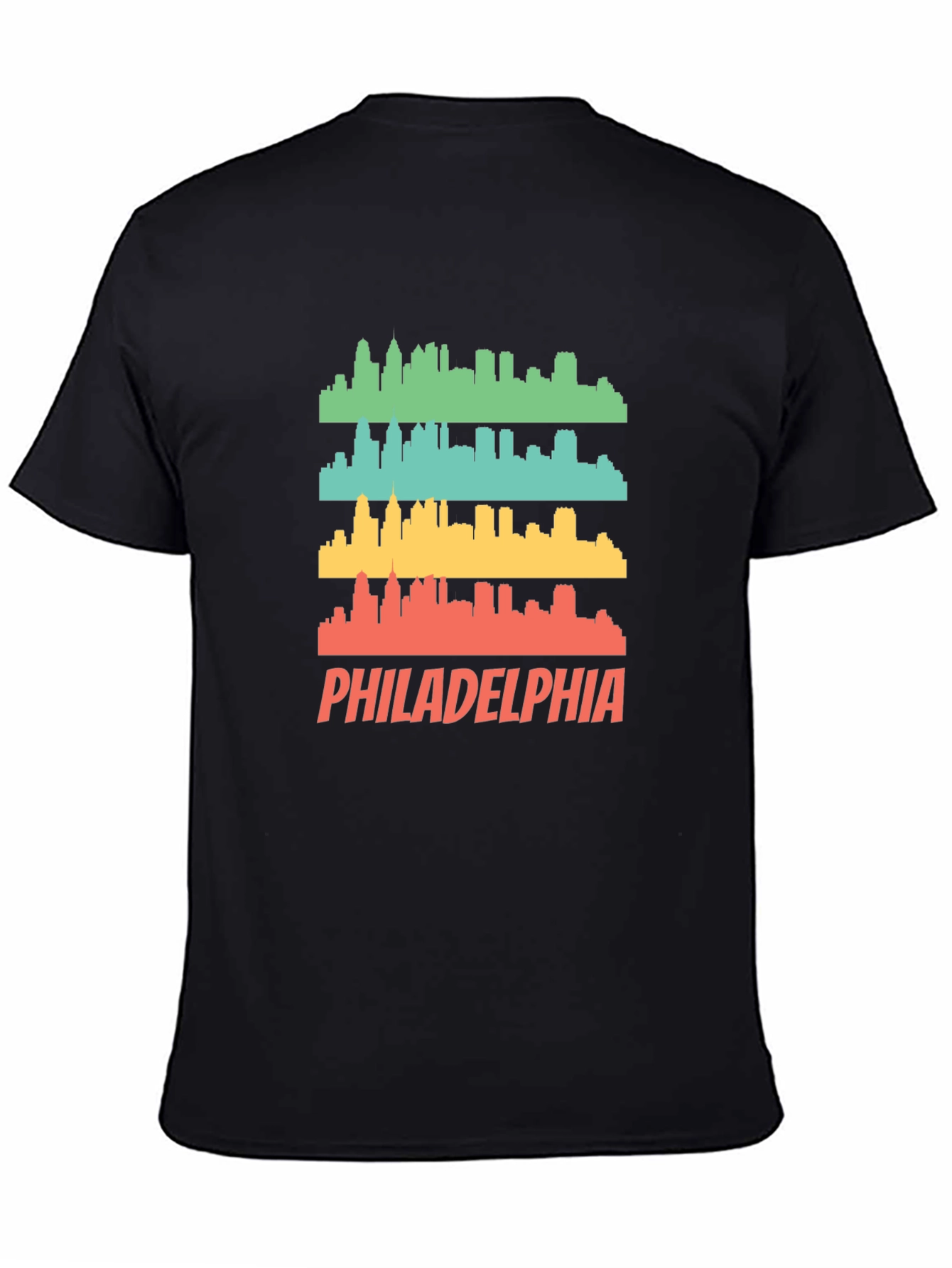 Philadelphia Skyline Mens Graphic Tee