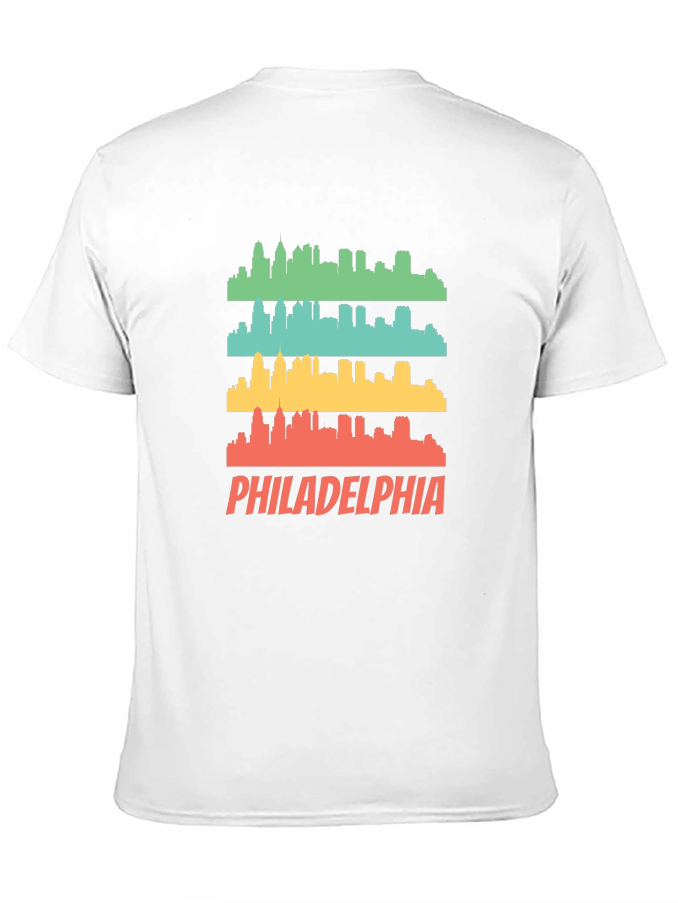 Philadelphia Skyline Mens Graphic Tee