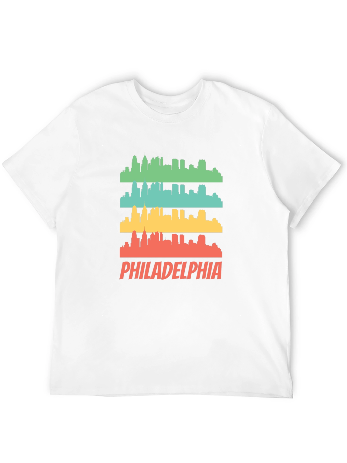 Philadelphia Skyline Mens Graphic Tee