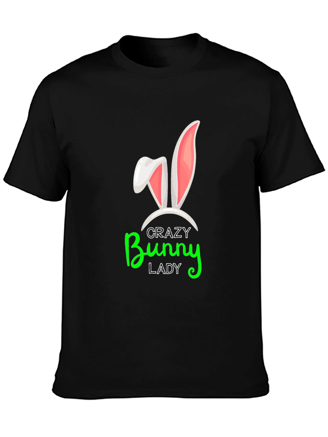 Crazy Bunny Lady Graphic Tee