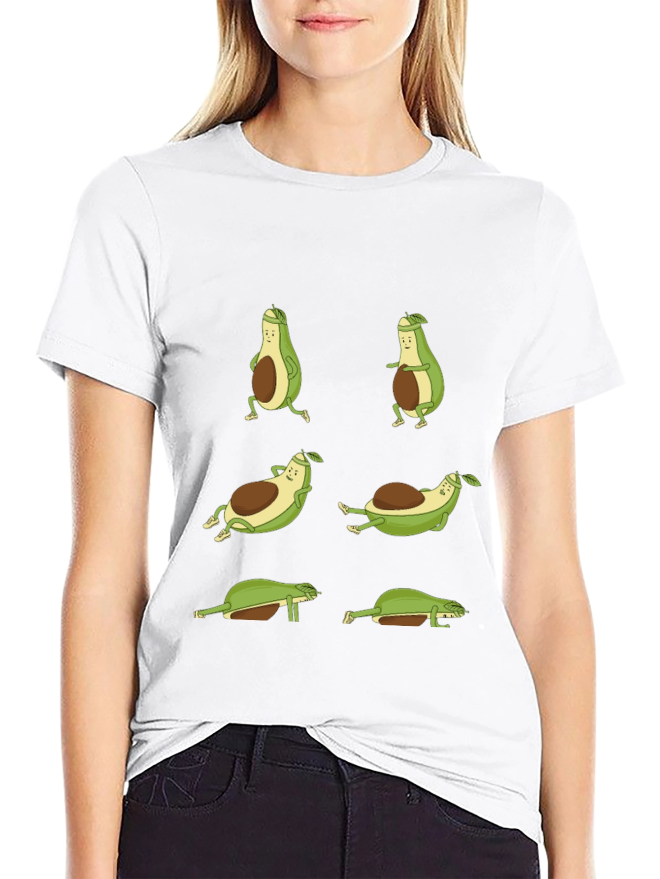 Avocado Yoga T-Shirt - Relaxed Style
