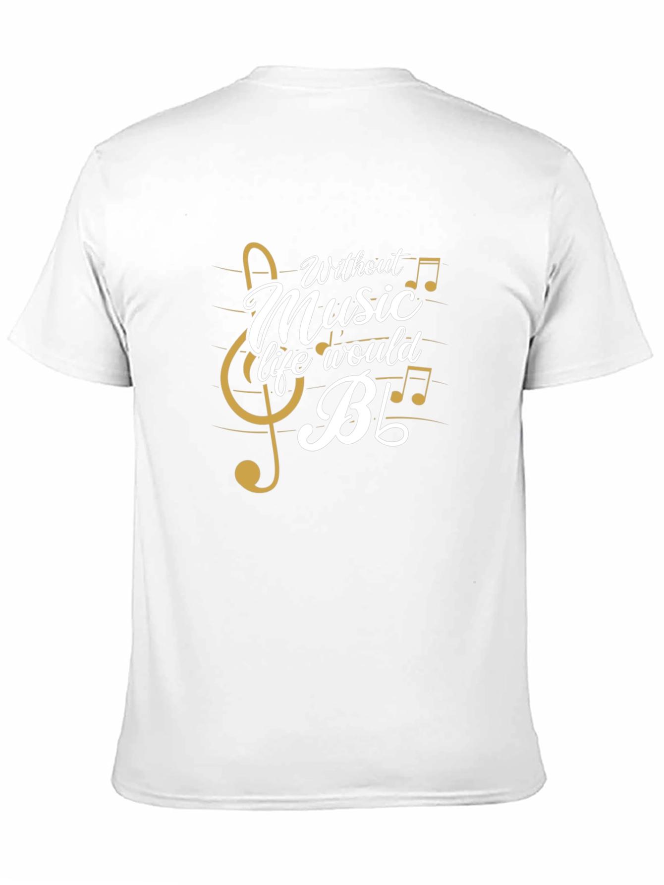 Music Lover Graphic Tee - Life Without Music