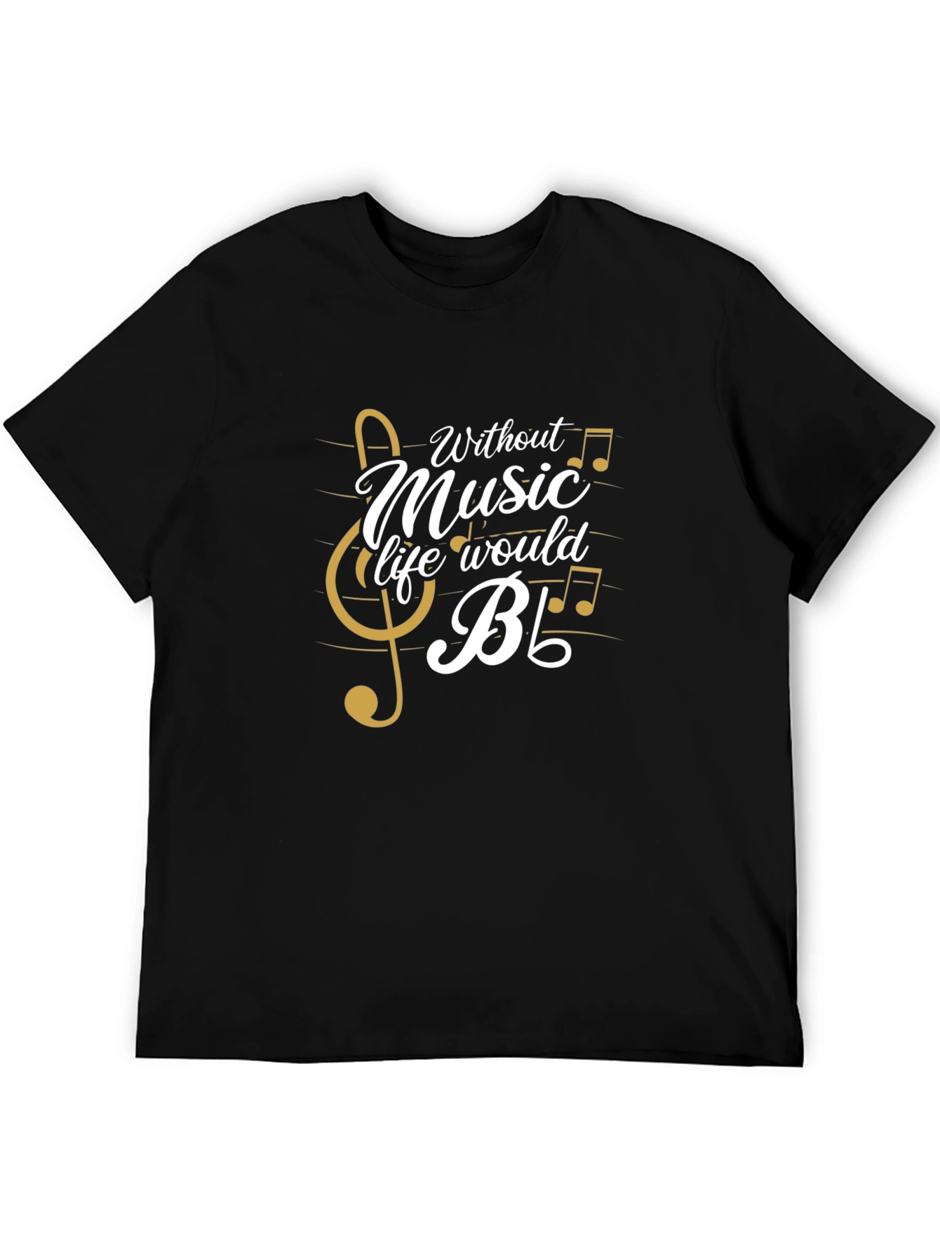Music Lover Graphic Tee - Life Without Music