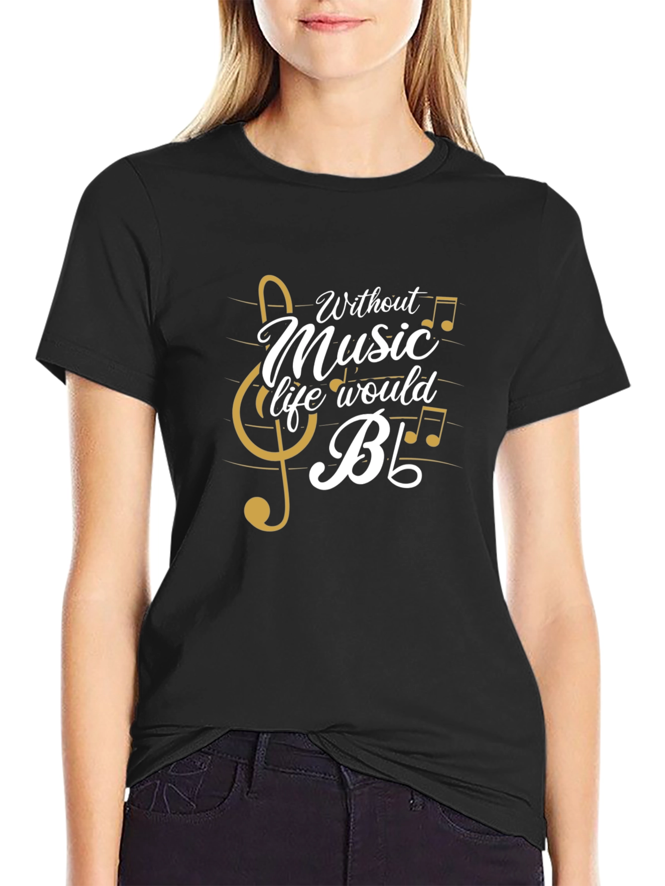 Music Lover Graphic Tee - Life Without Music