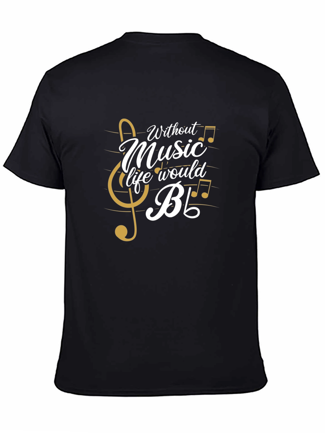 Music Lover Graphic Tee - Life Without Music