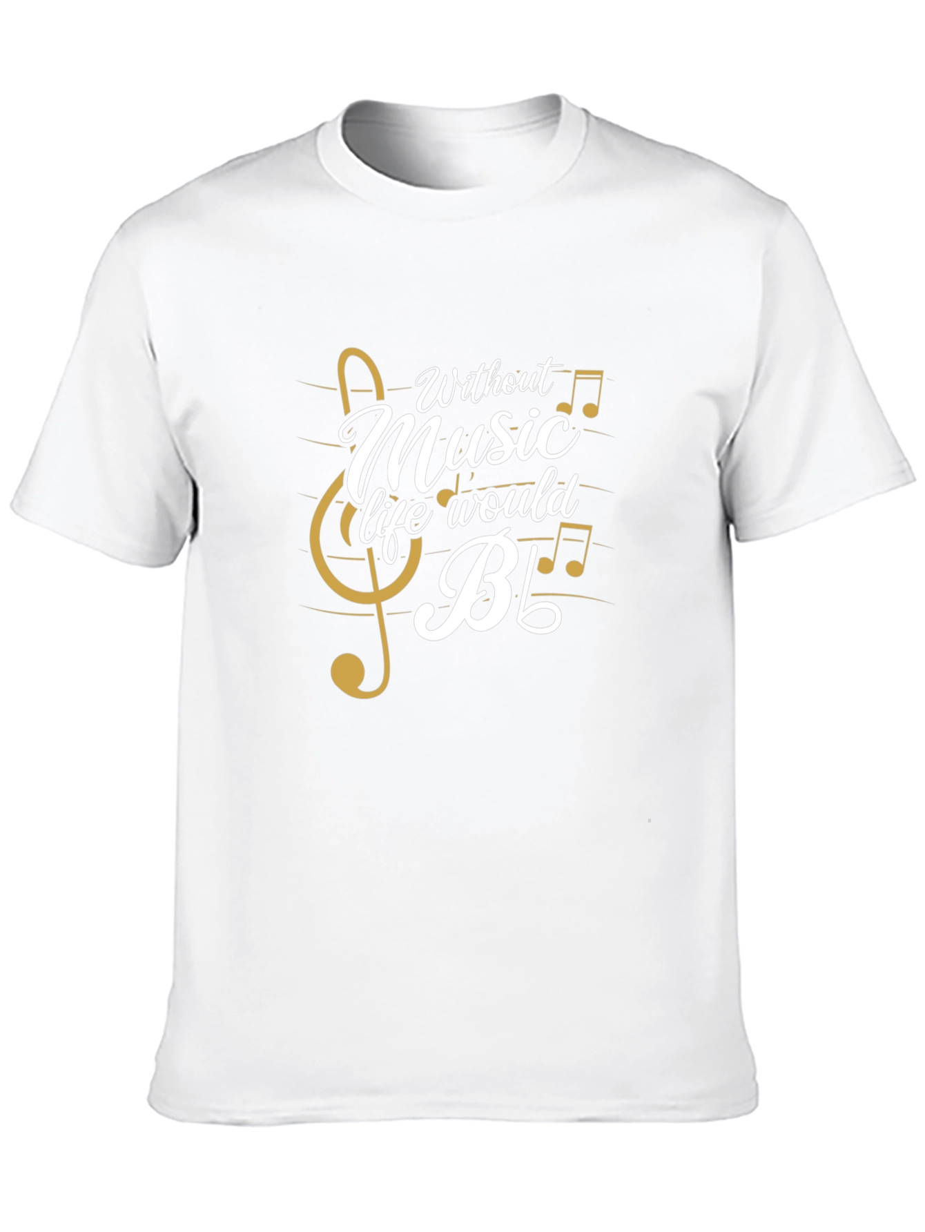 Music Lover Graphic Tee - Life Without Music