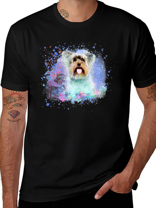 Dog Art Black T-Shirt