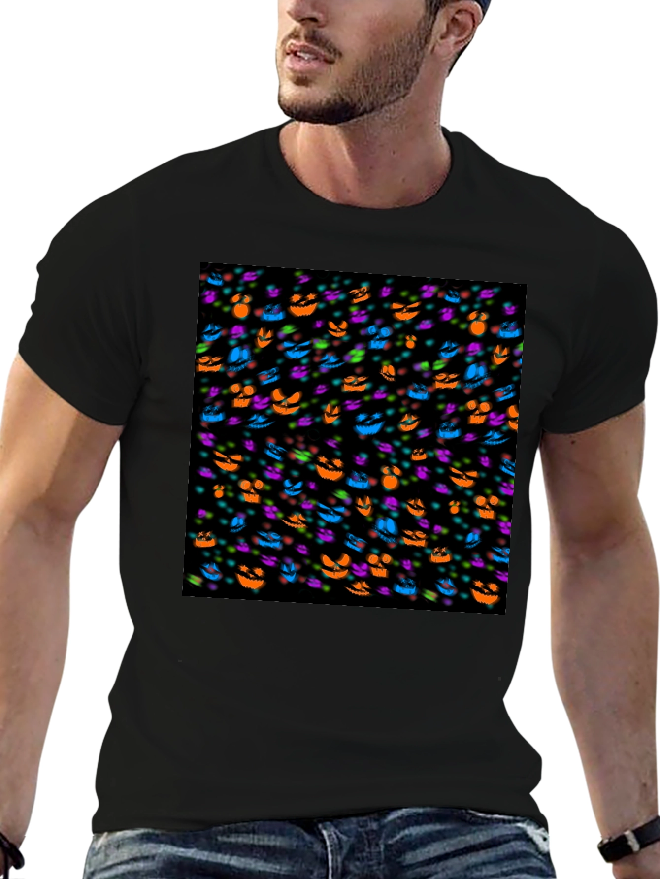 Halloween Faces Graphic Tee