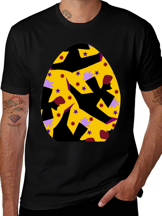 Easter Egg Graphic Tee - Fun Party Shirt